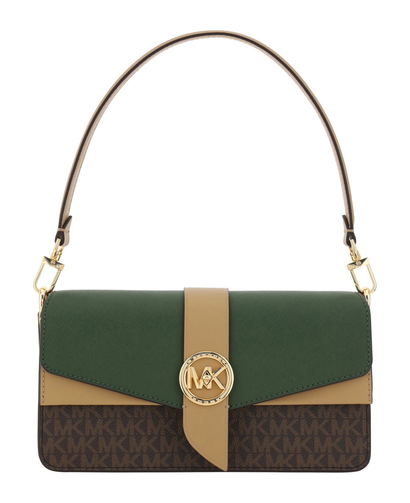 Michael Kors Greenwich Shoulder Bag - green