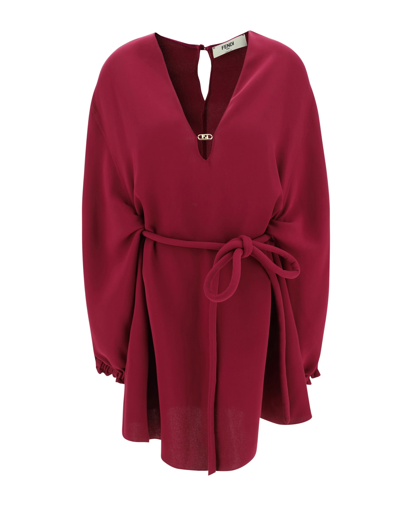 Fendi Cady Dress - Rosso