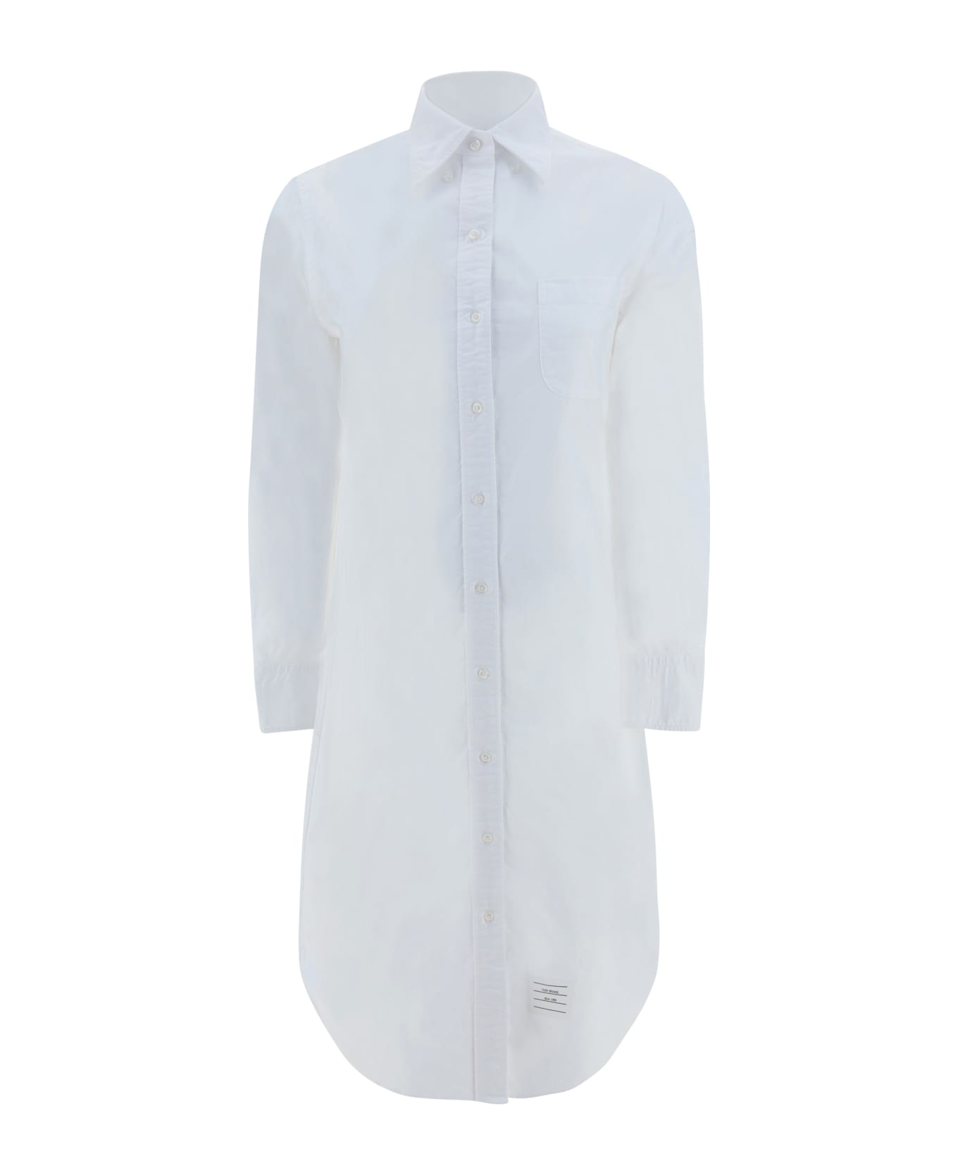Thom Browne Chemisier Dress - White ワンピース＆ドレス