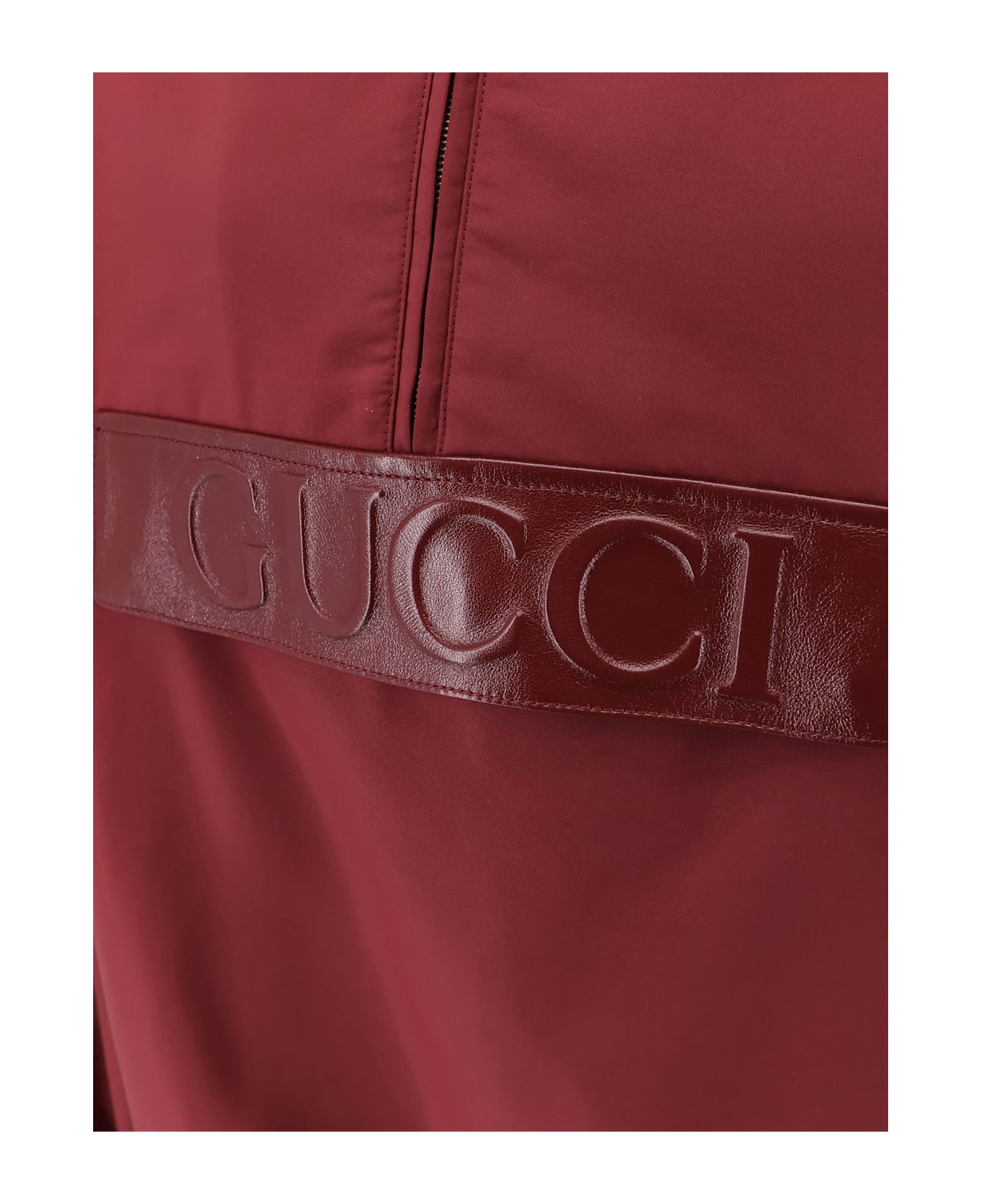 Gucci Rosso Ancora Technical Gabardine Jacket - Red