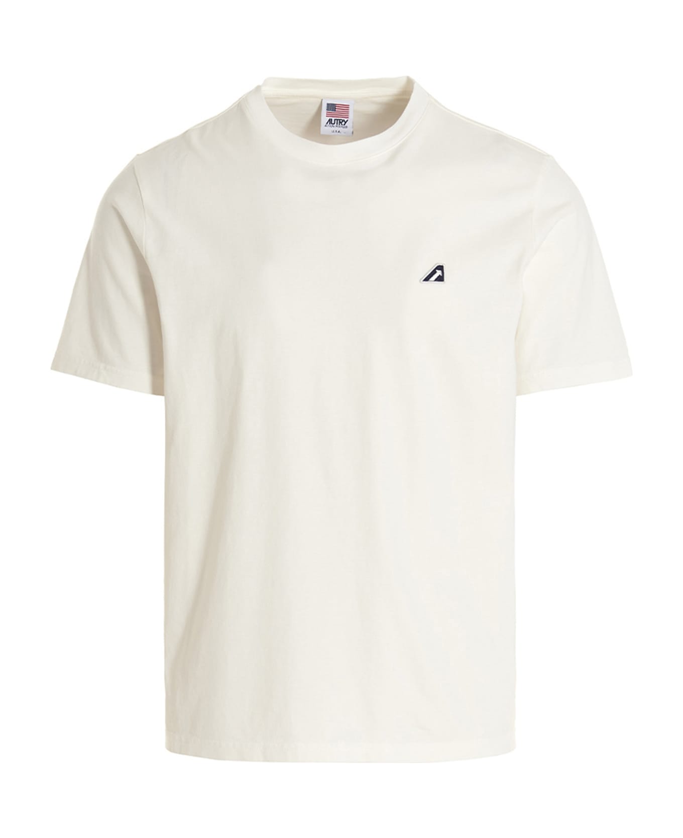 Autry T-shirt In White Cotton - WHITE