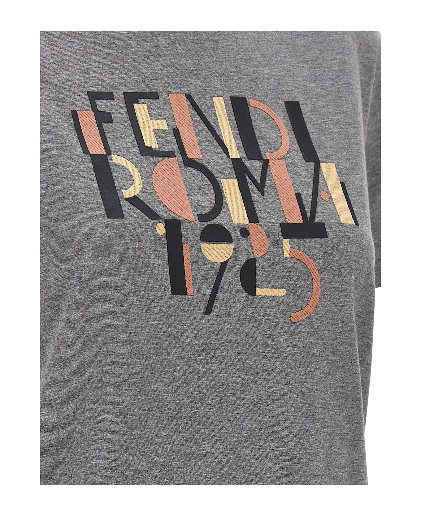 Fendi 
fendi Roma 1925
 T-shirt - Grey