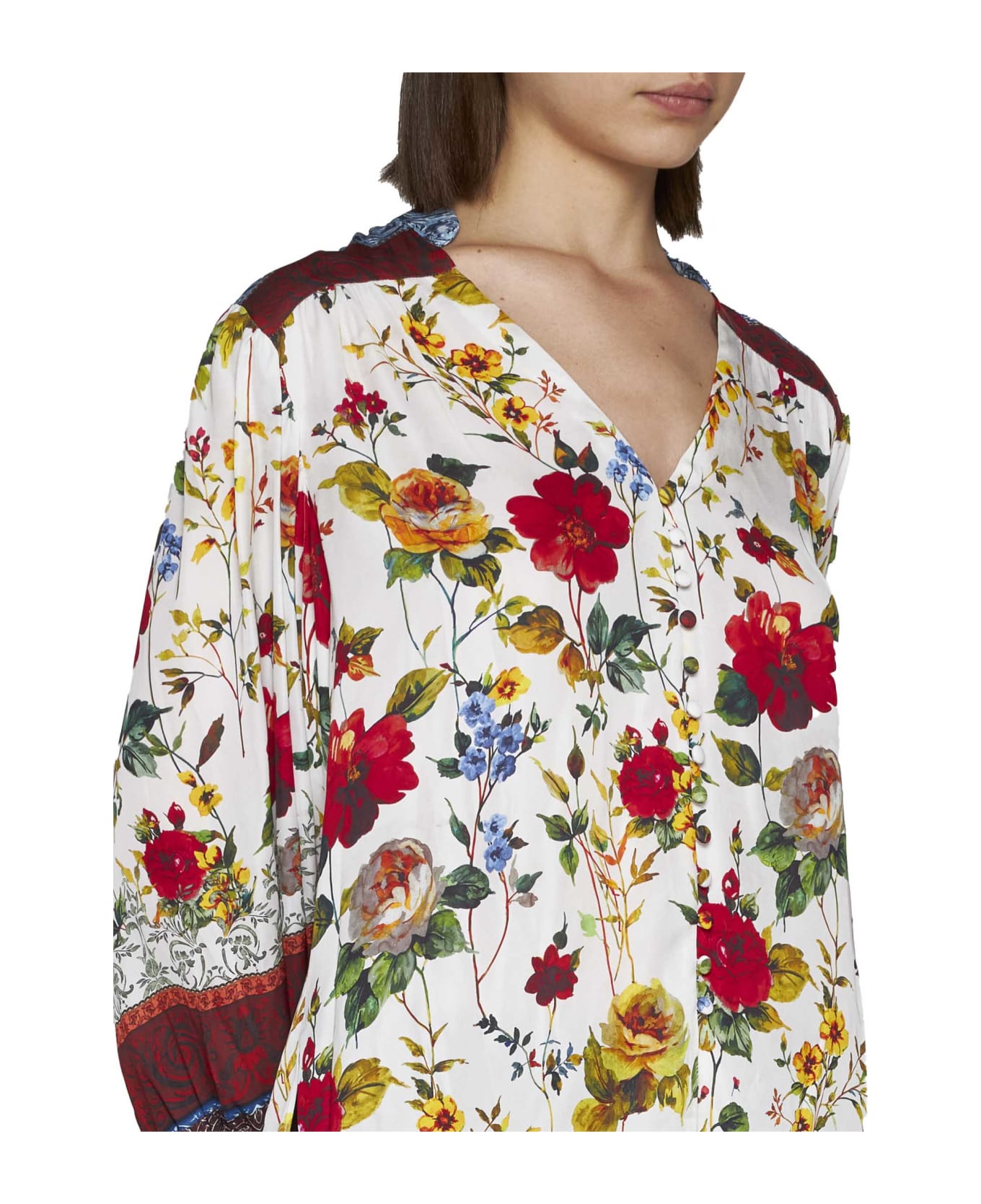 Alice + Olivia Shirt - Dew floral