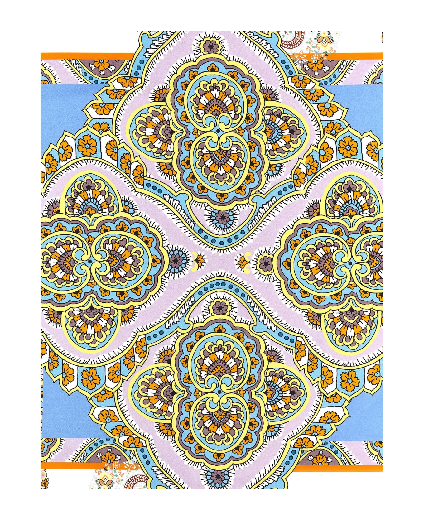 Etro Printed Silk Scarf - Multicolor