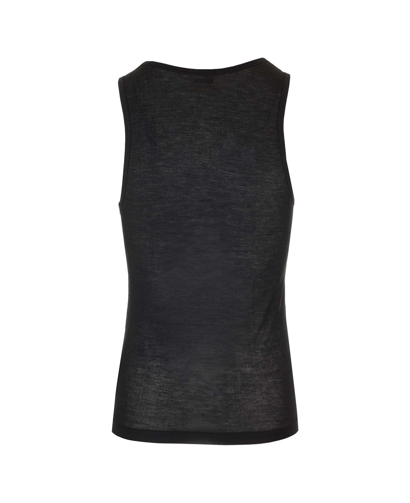 Khaite Black Sleeveless Top - Black