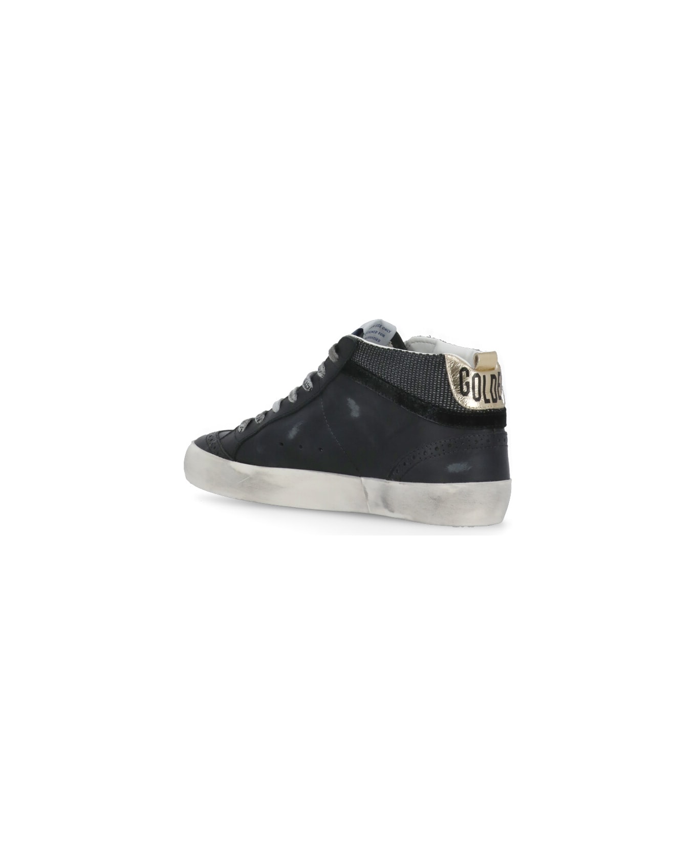 Golden Goose Mid Star Sneakers - Black