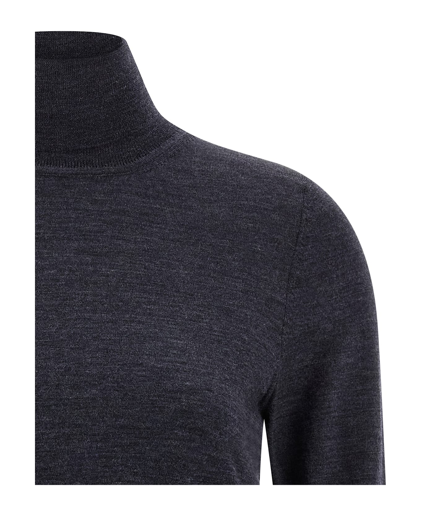Maison Margiela Wool Turtleneck Sweater - Blue