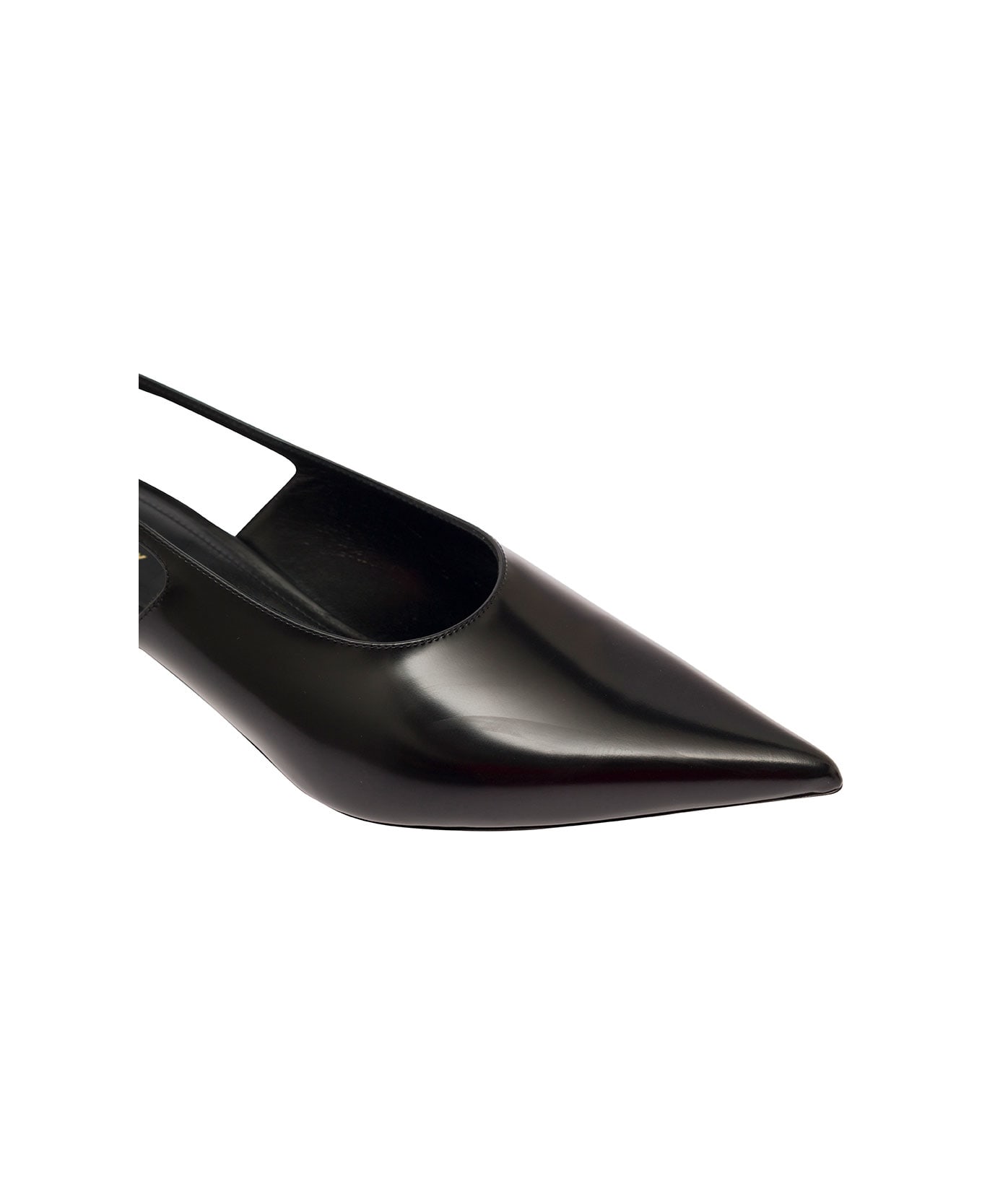 Givenchy Show Kitten Heel Slingback 45 Mm - Black