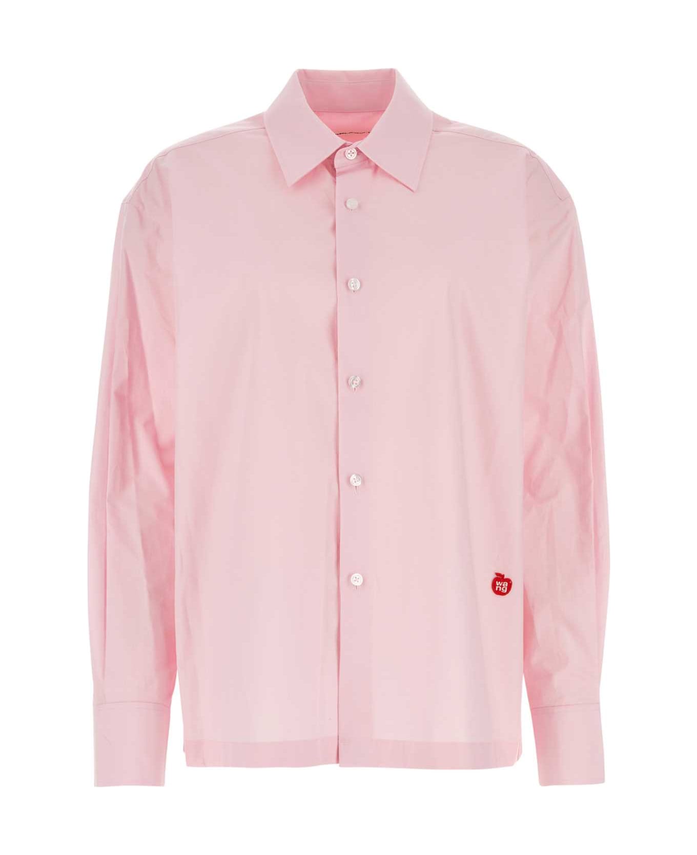 T by Alexander Wang Pink Poplin Shirt - LIGHTPINK シャツ