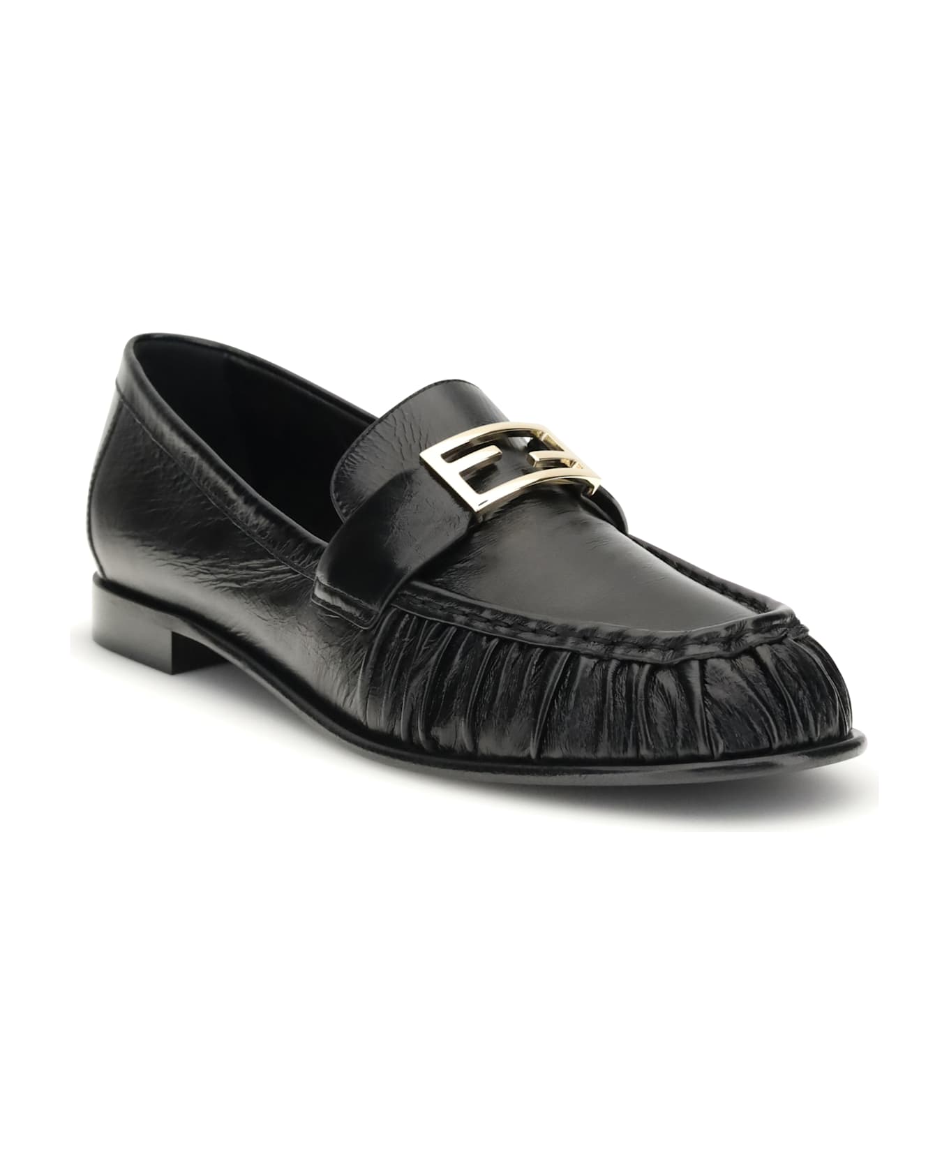 Fendi Nappa Baguette Loafers
