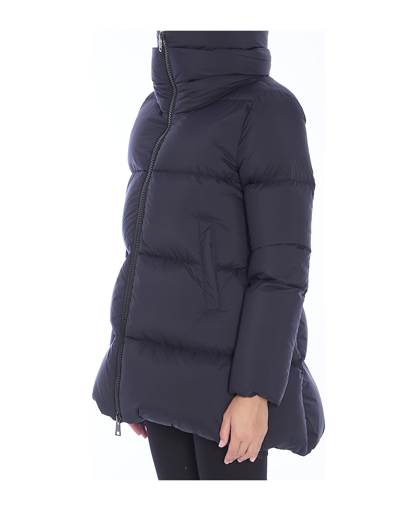Herno Nylon Down Jacket - NERO