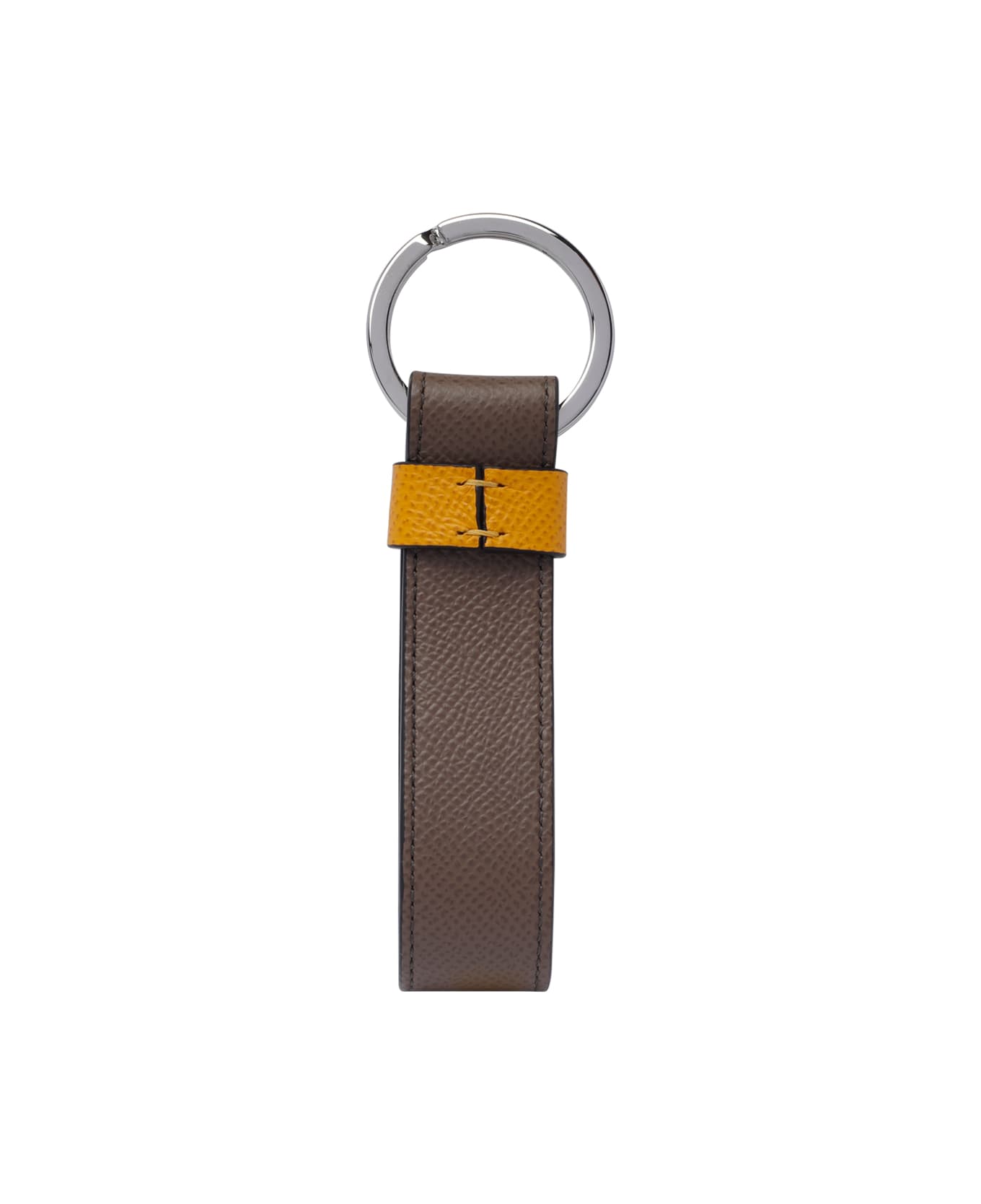 Tod's Logo Keyring - Brown