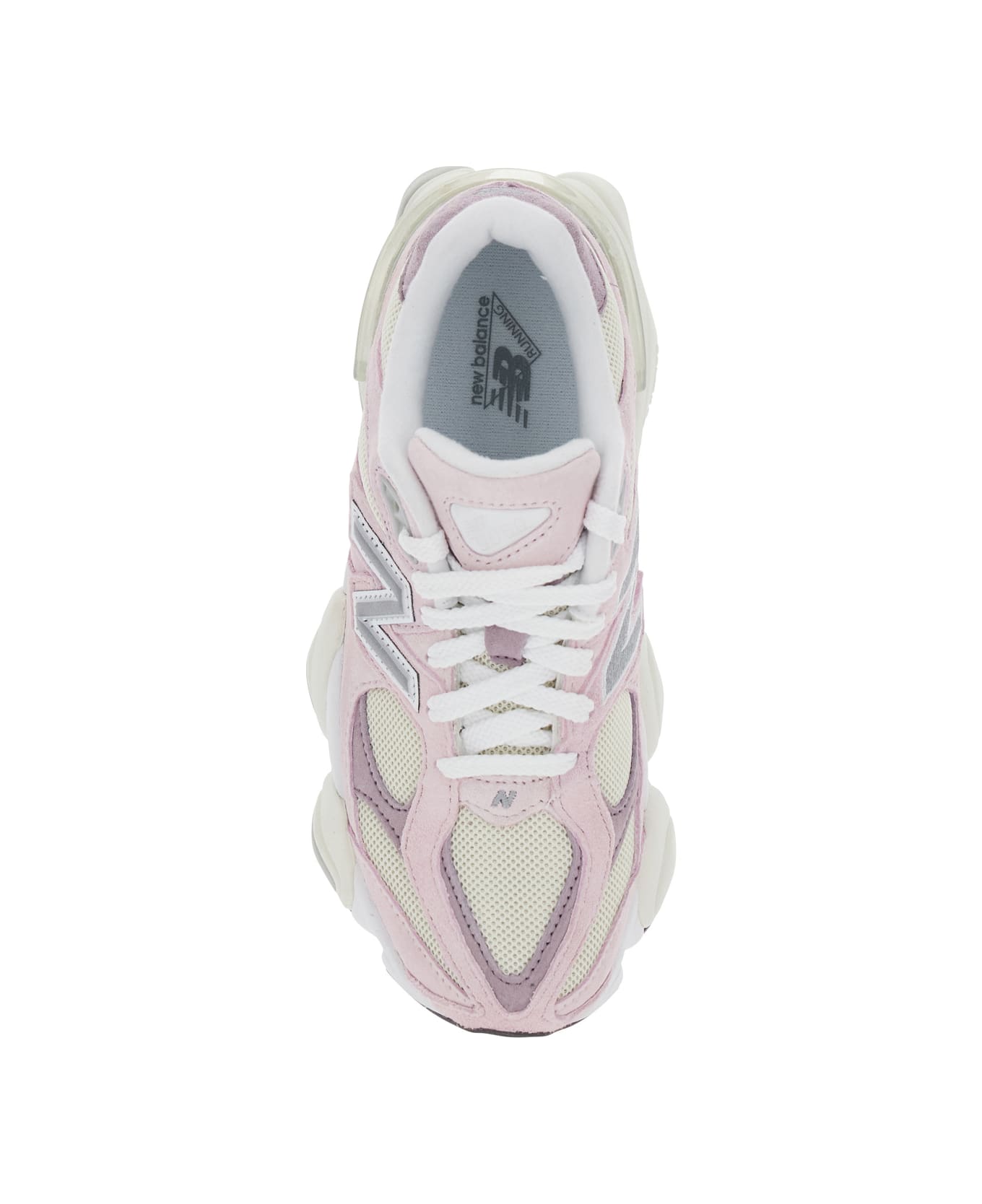 New Balance 
9060
 Pink Sneaker With Side Logo And Chunky Sole In Suede Unisex - Pink