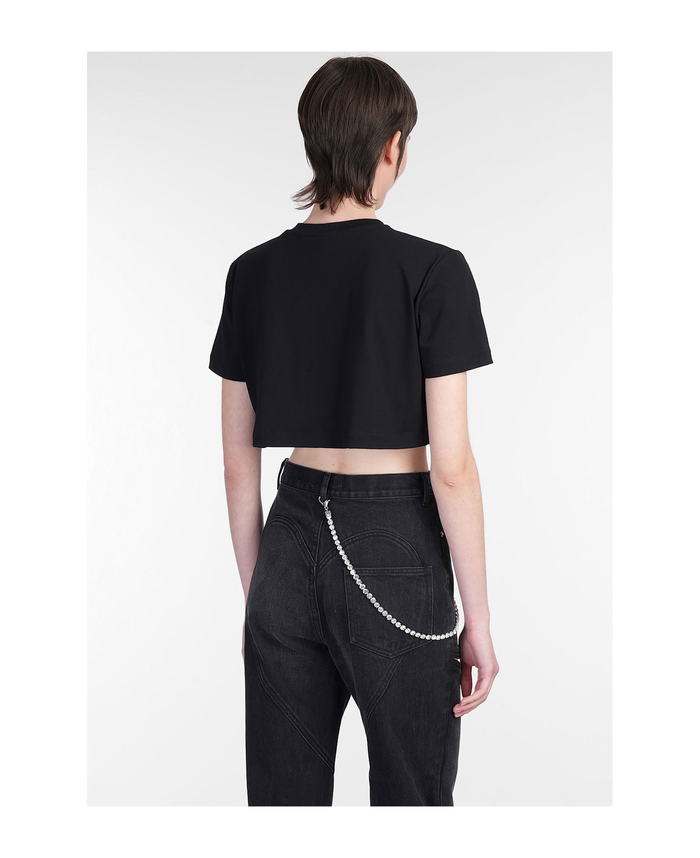 AREA T-shirt In Black Cotton - black