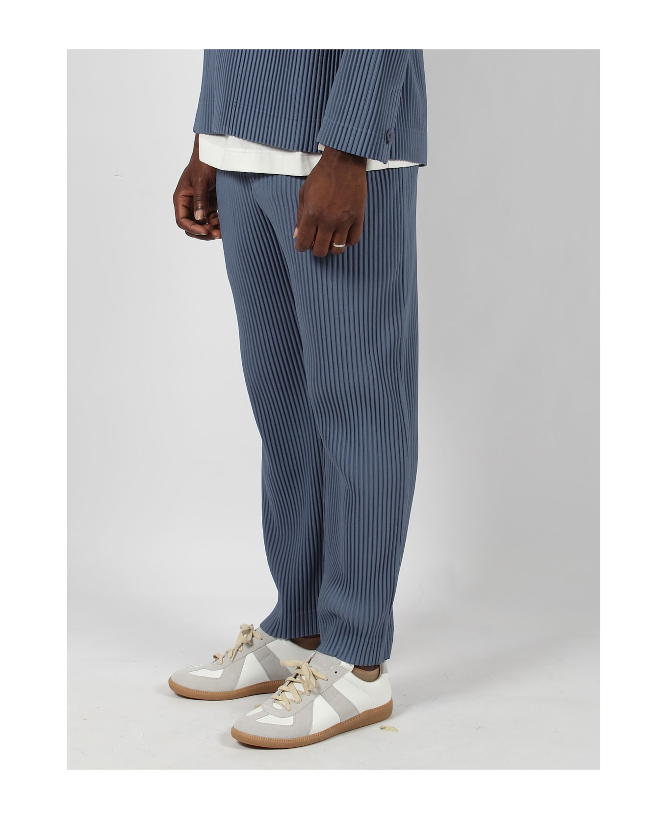 Homme Plissé Issey Miyake Tailored Pleats 1 Trousers - Blue