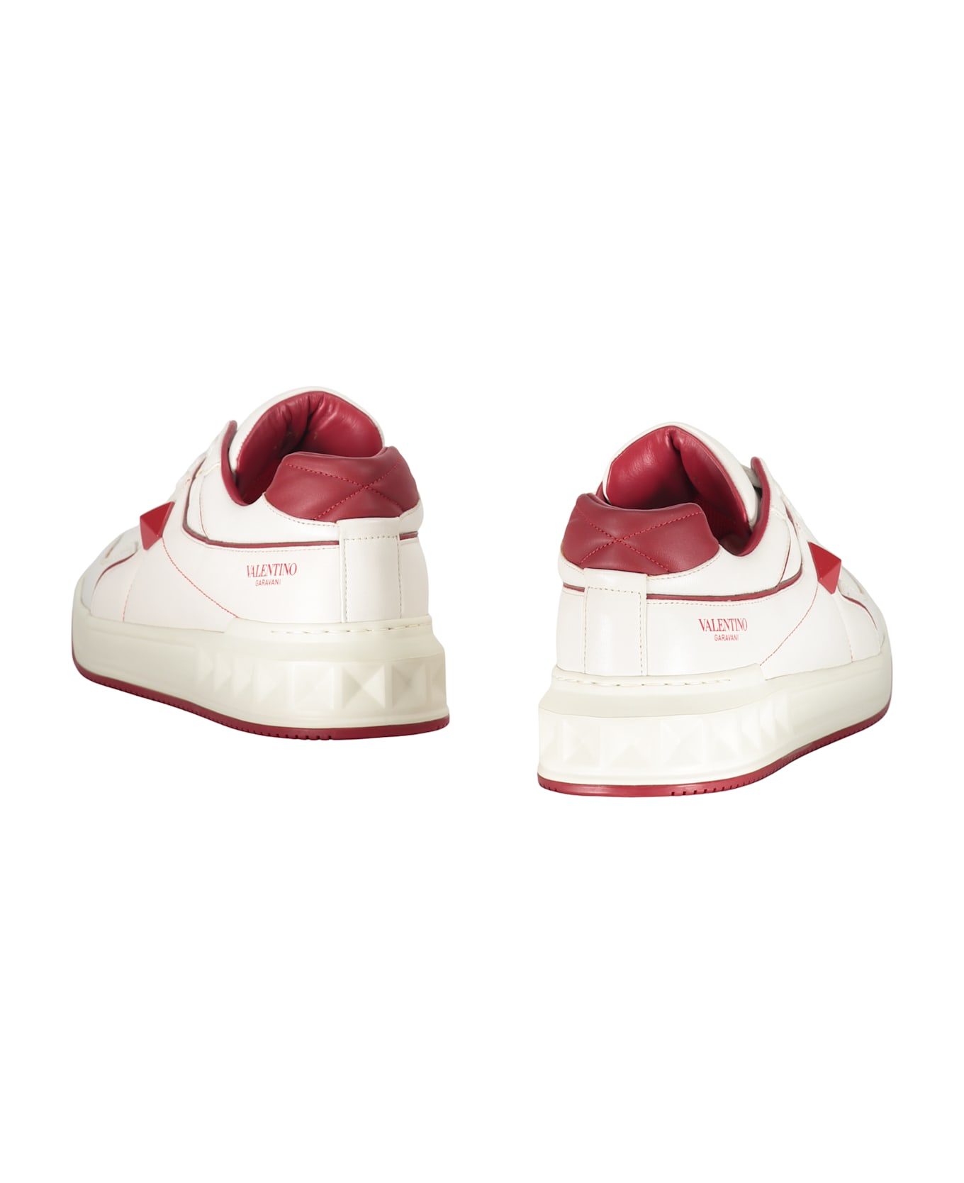 Valentino Garavani Leather Low-top Sneakers - White