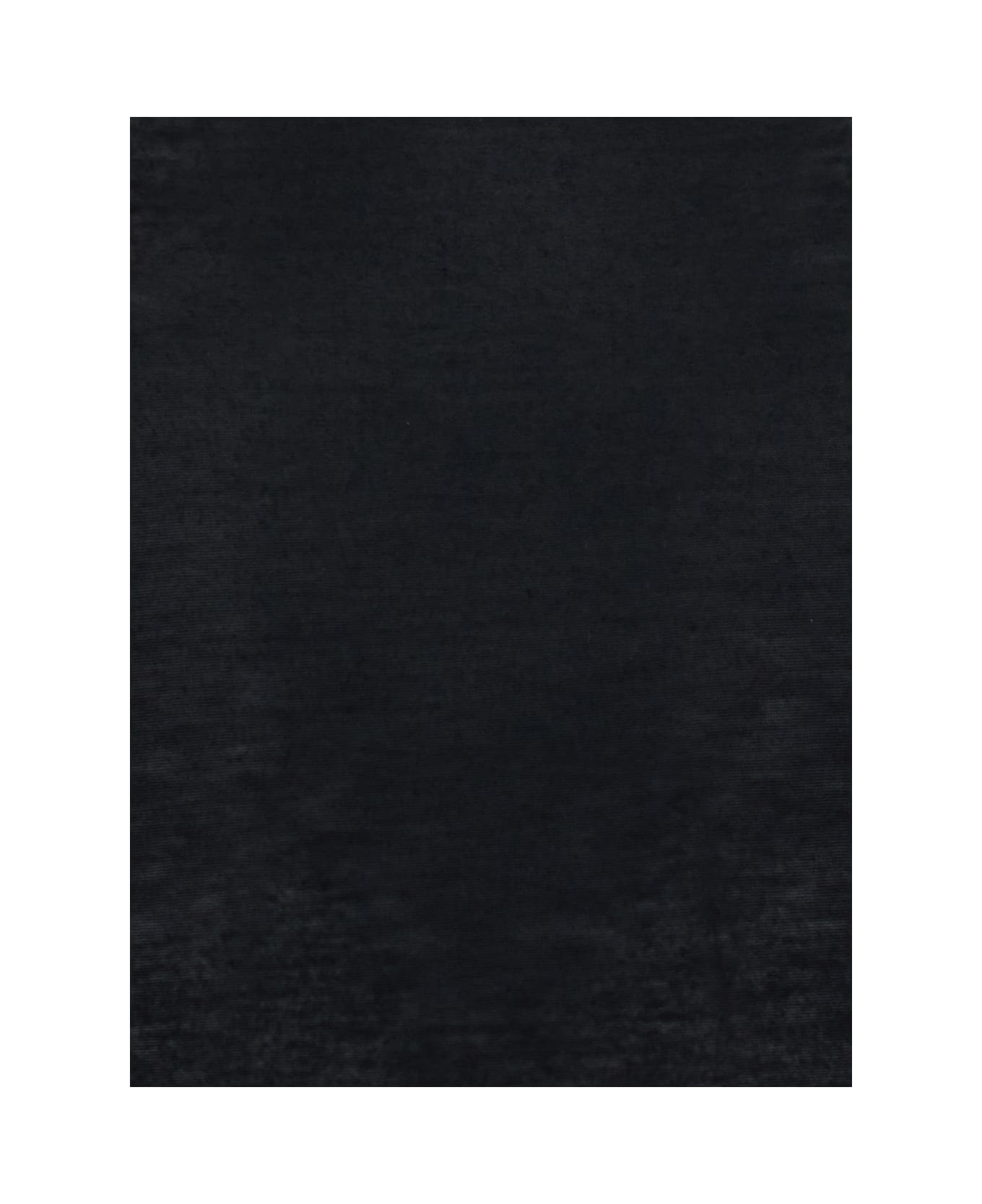 SEMICOUTURE Black Sleeveless Top With U-neck In Viscose Woman - Black