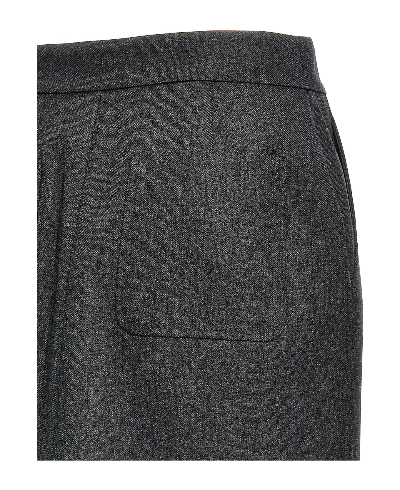 Max Mara 'sondalo' Skirt - Gray