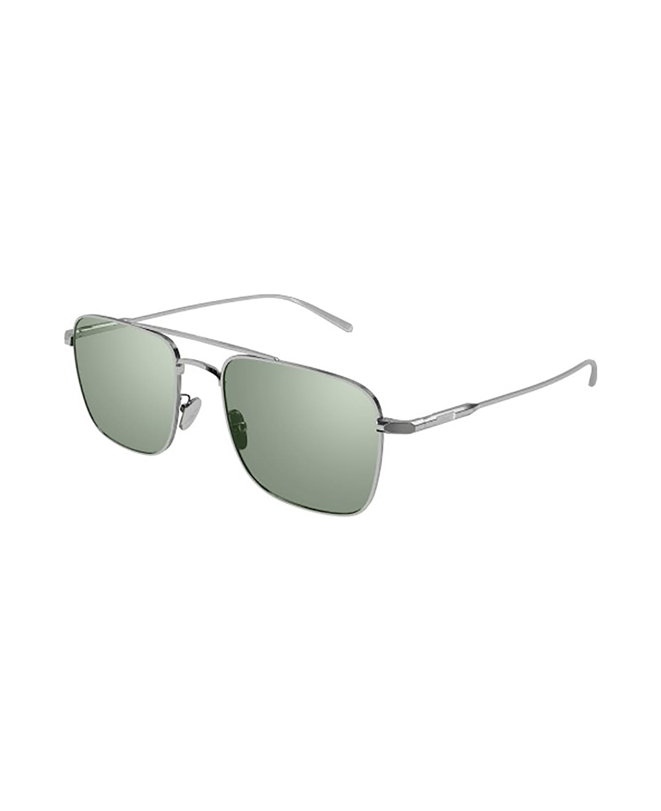 Brioni BR0101S Sunglasses - Silver Silver Green サングラス