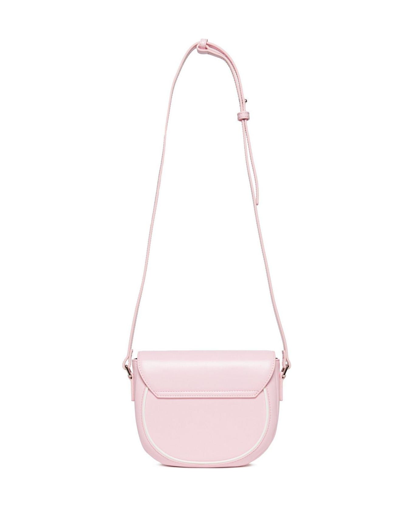 Marni Logo Printed Smile Crossbody Bag - Pink