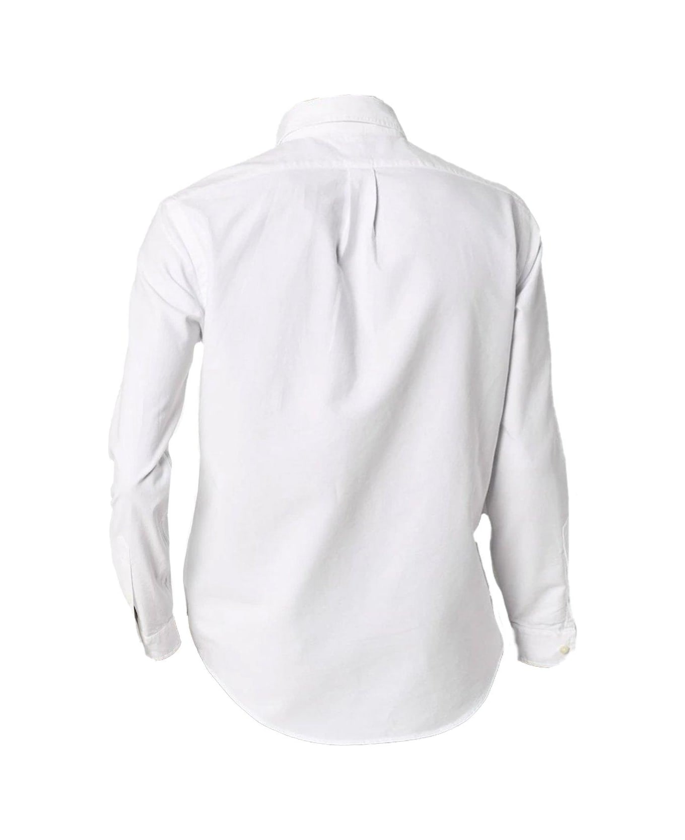 Polo Ralph Lauren Logo Embroidered Shirt Polo Ralph Lauren - WHITE
