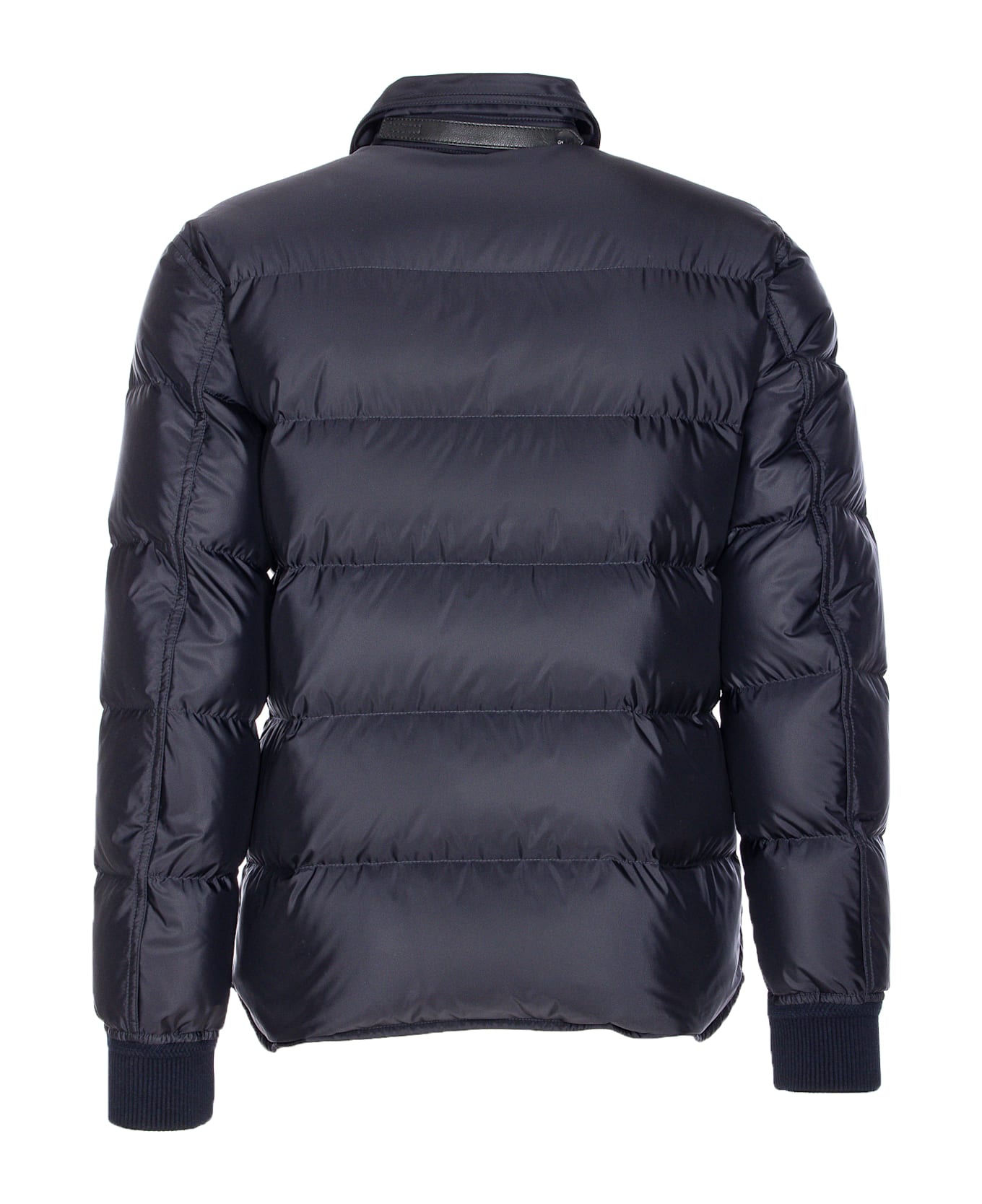 Tom Ford Techno Satin Down Jacket - BLUE