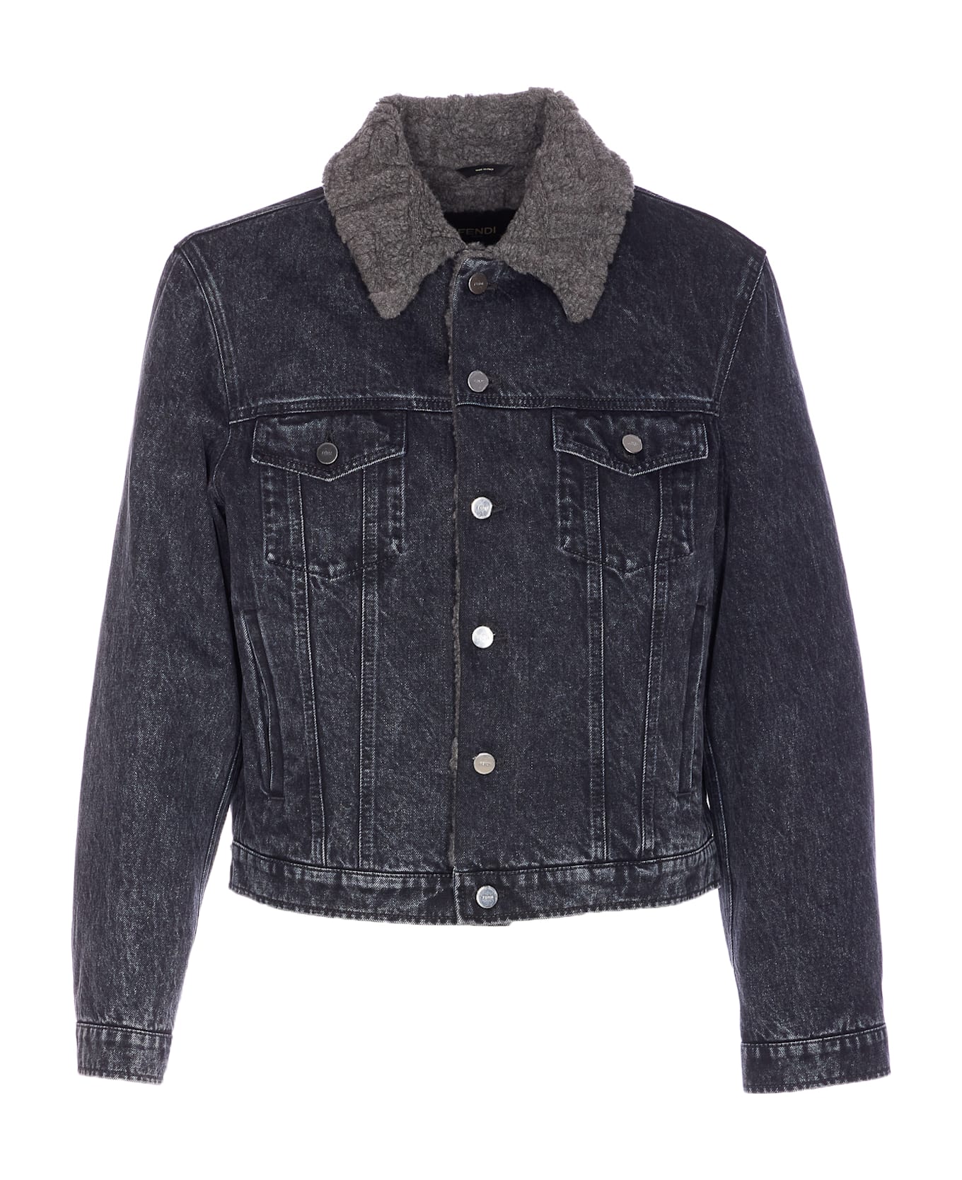 Fendi Ff Motif Blouson - Black