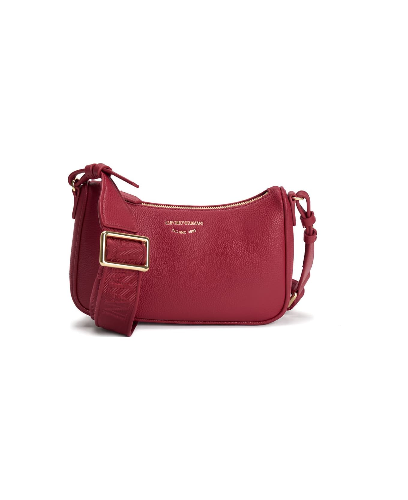 Emporio Armani Baguette Shoulder Bag - Bordeaux