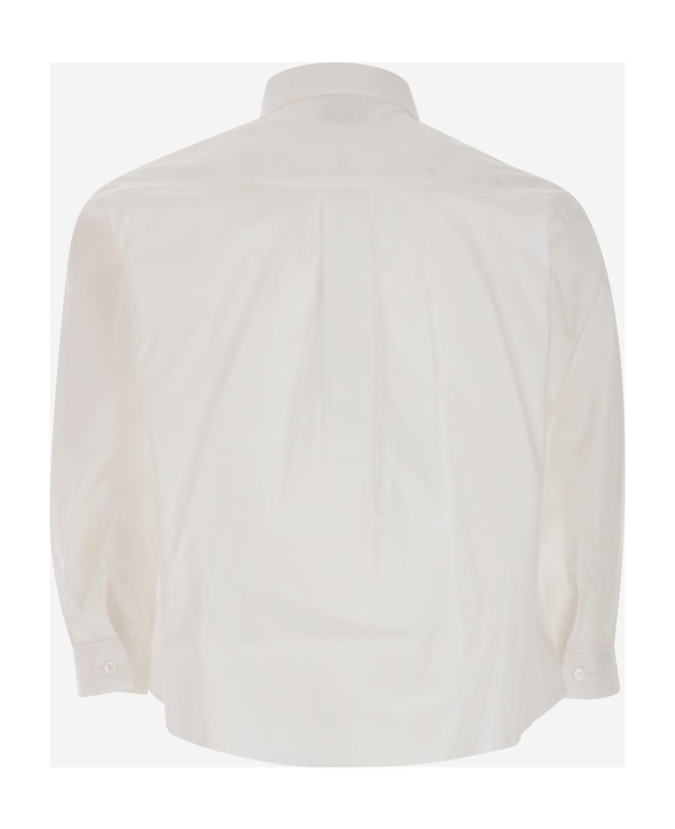 Il Gufo Stretch Cotton Shirt - White
