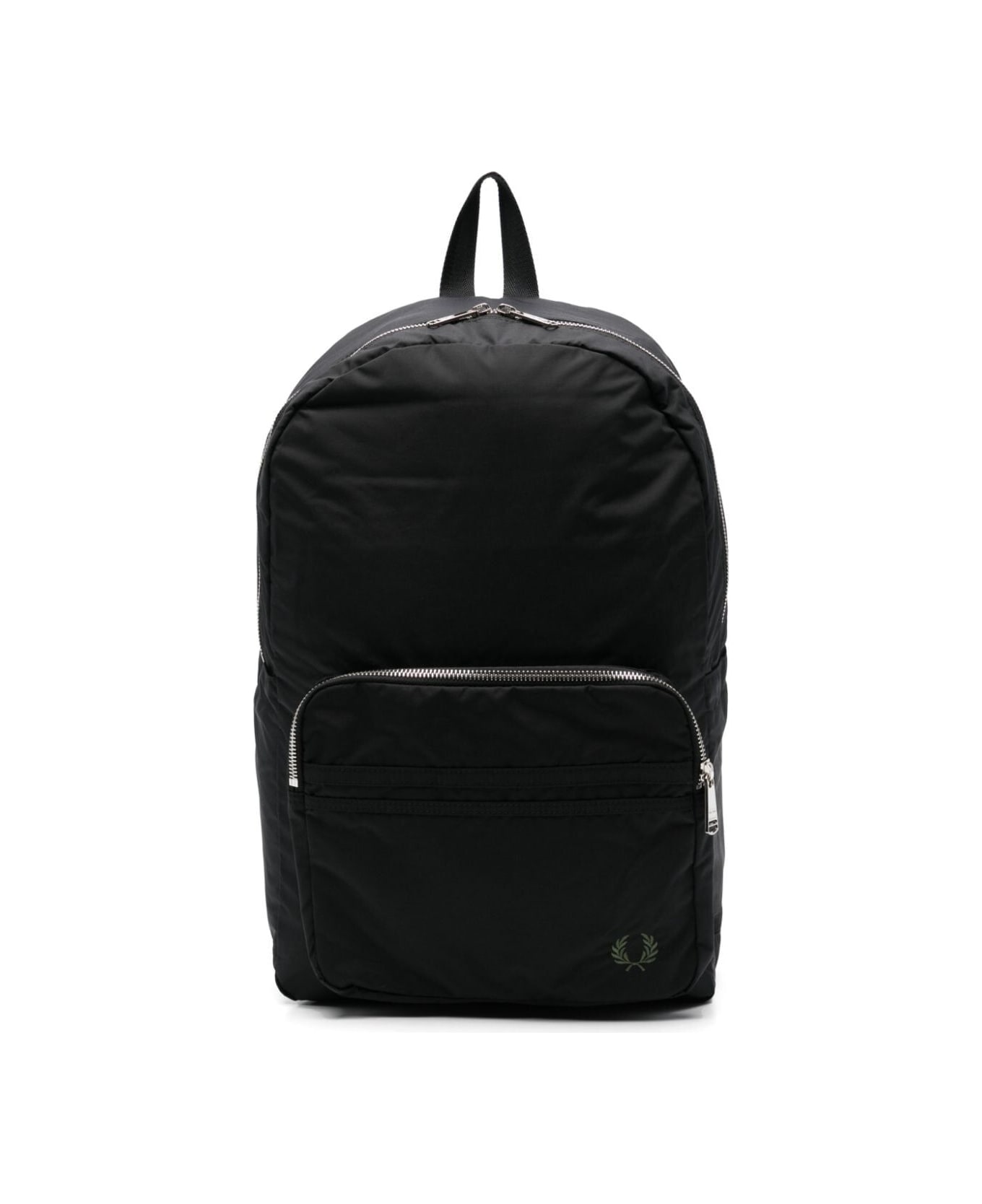 Fred Perry Nylon Twin Tipped Backpack - Black