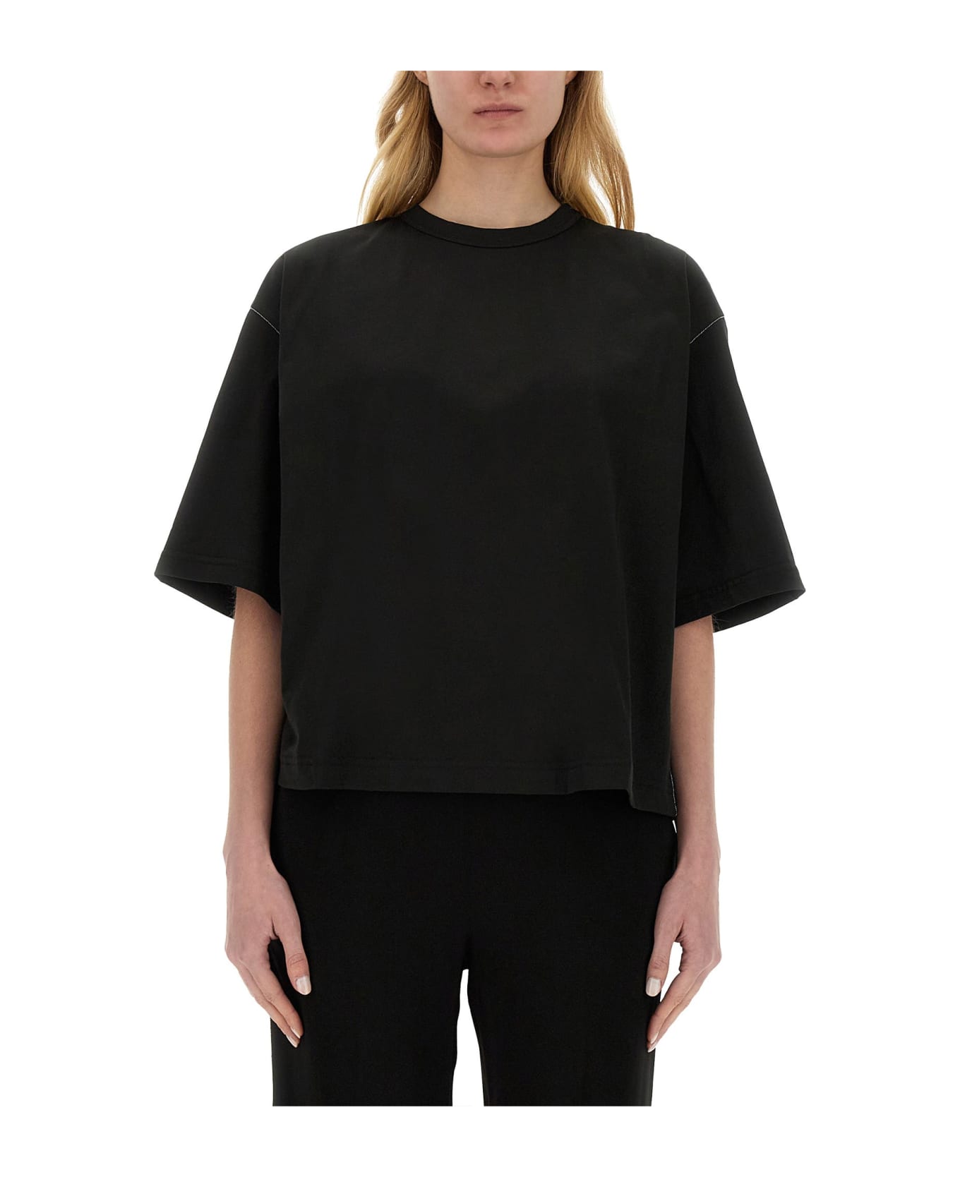 Fabiana Filippi Cotton T-shirt - Black