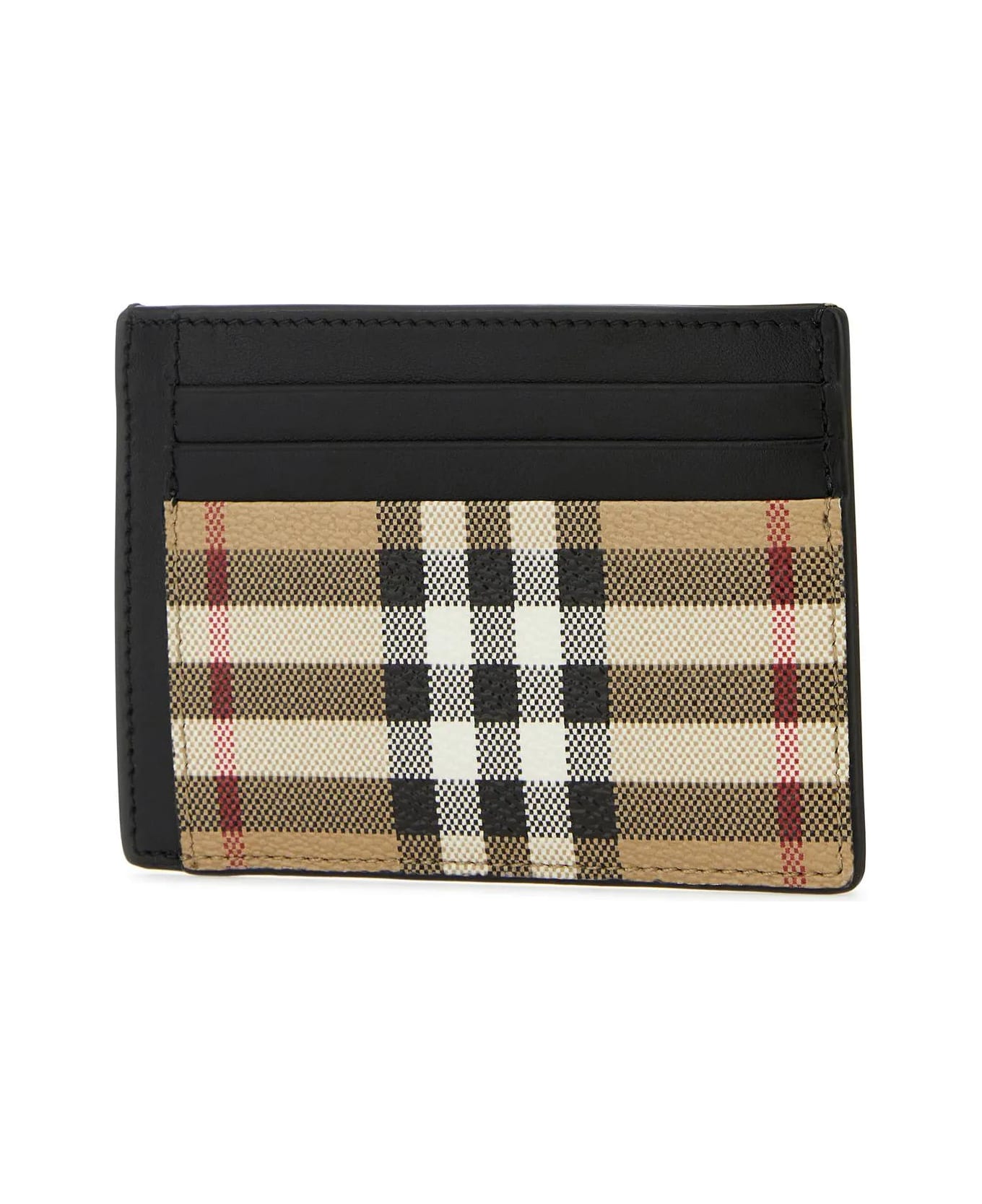Burberry Printed Canvas Cardholder - Archive Beige