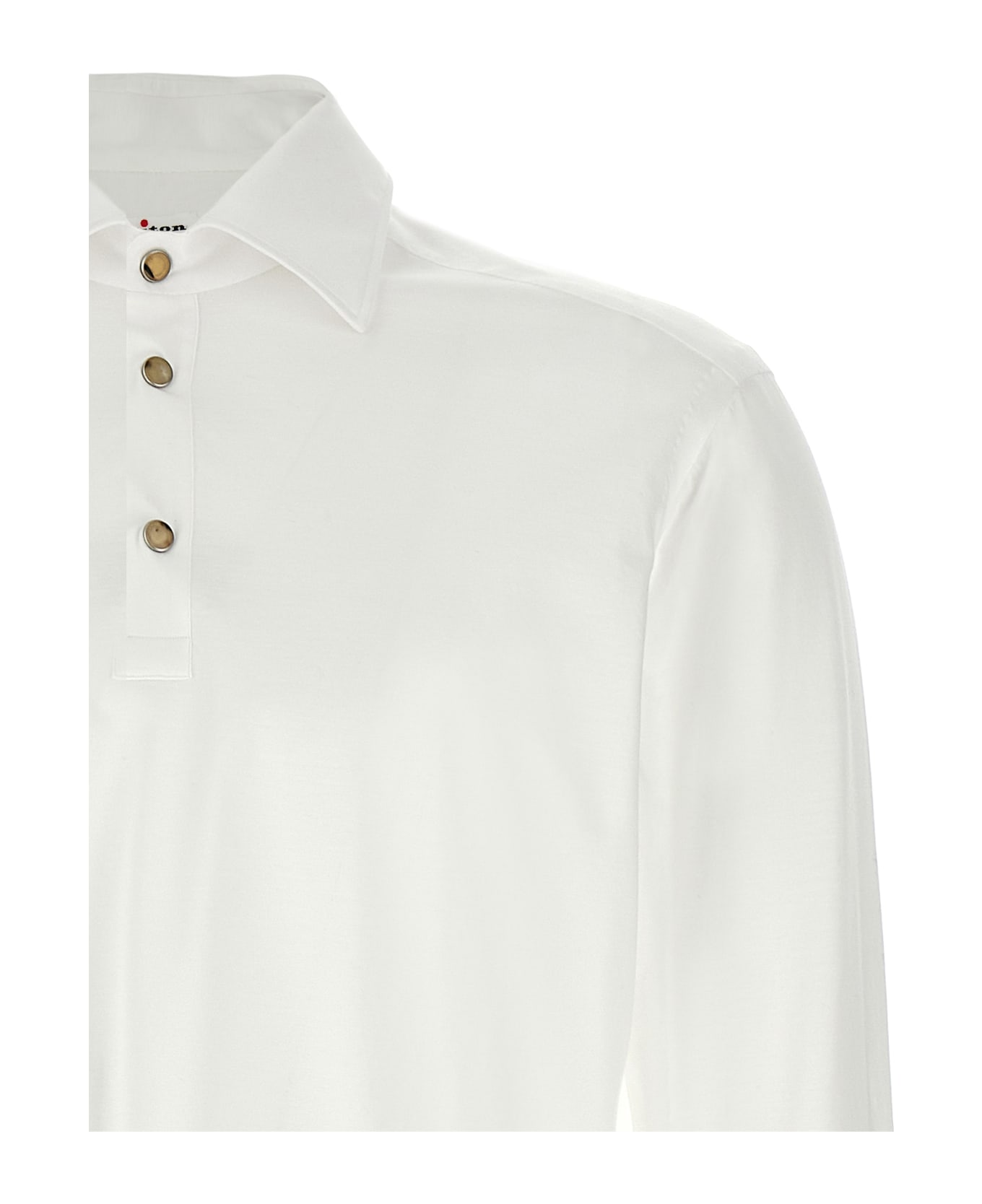 Kiton 
positano
 Polo Shirt - White