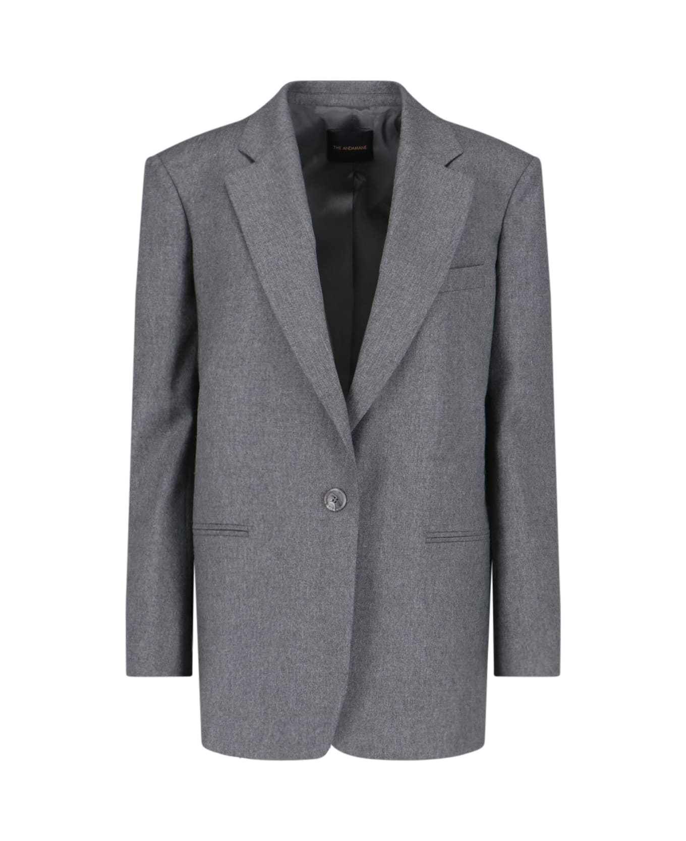 The Andamane Single-breasted Blazer - Gray