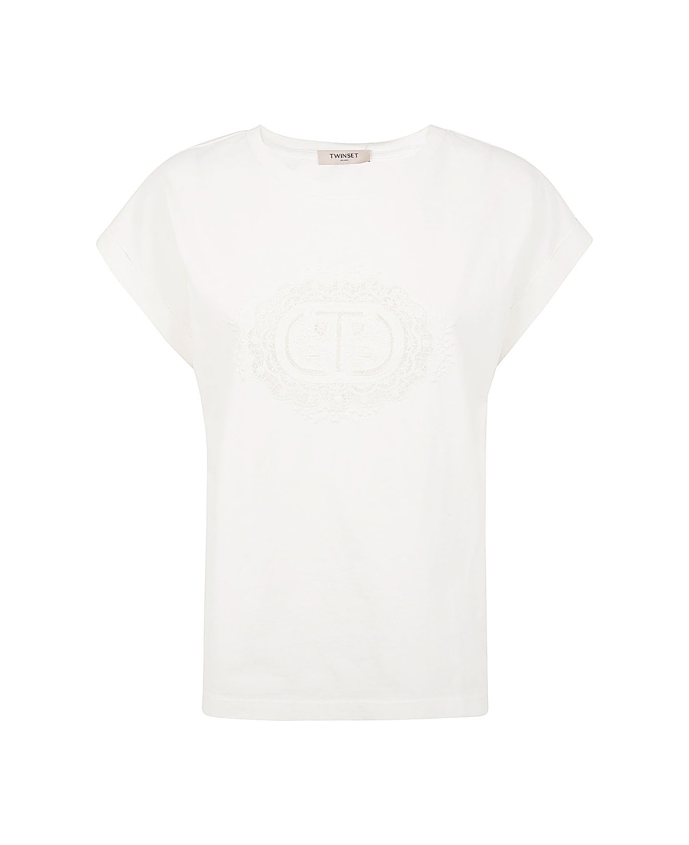 TwinSet Logo T-shirt - Optic White