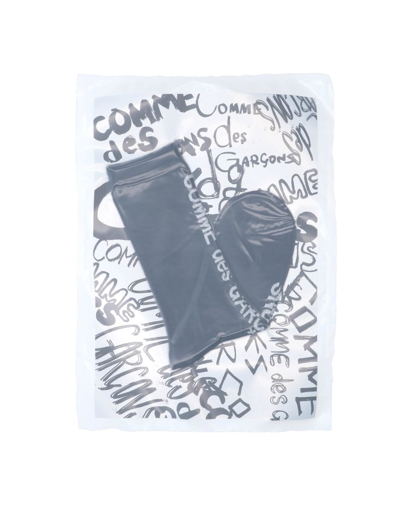 Comme des Garçons Logo Socks - Black 靴下＆タイツ