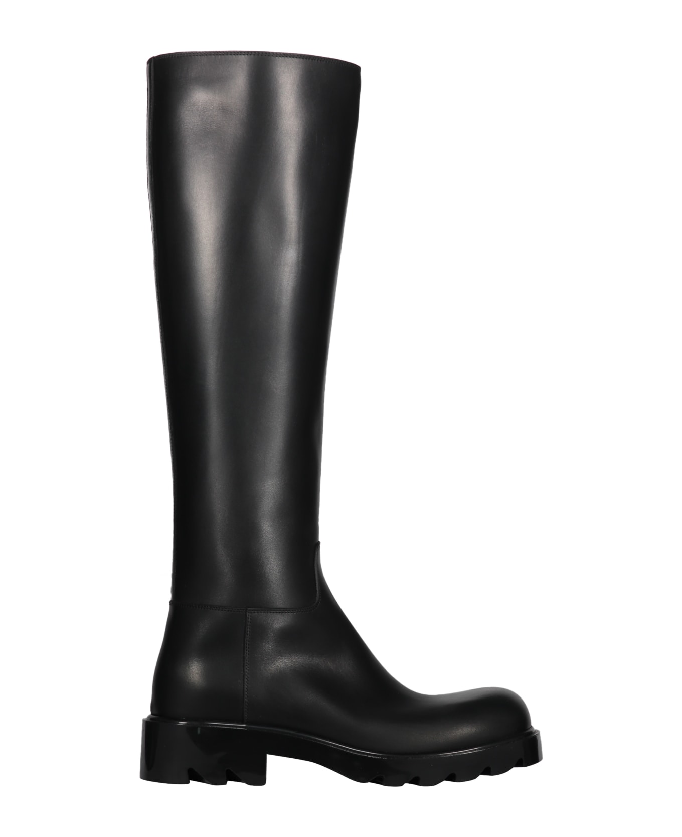 Bottega Veneta Strut Leather Boots - black ブーツ