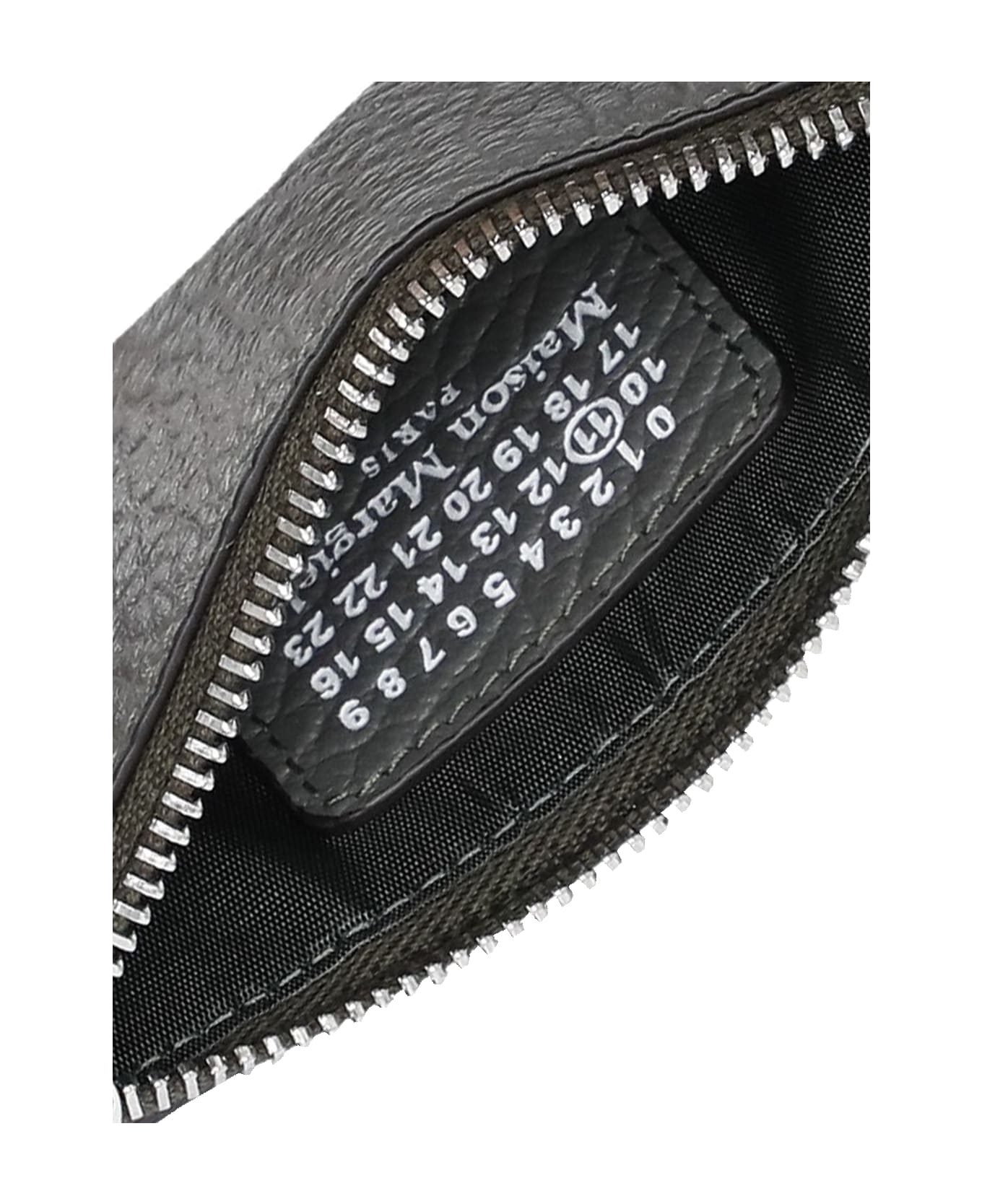 Maison Margiela Leather Card Holder - Grey