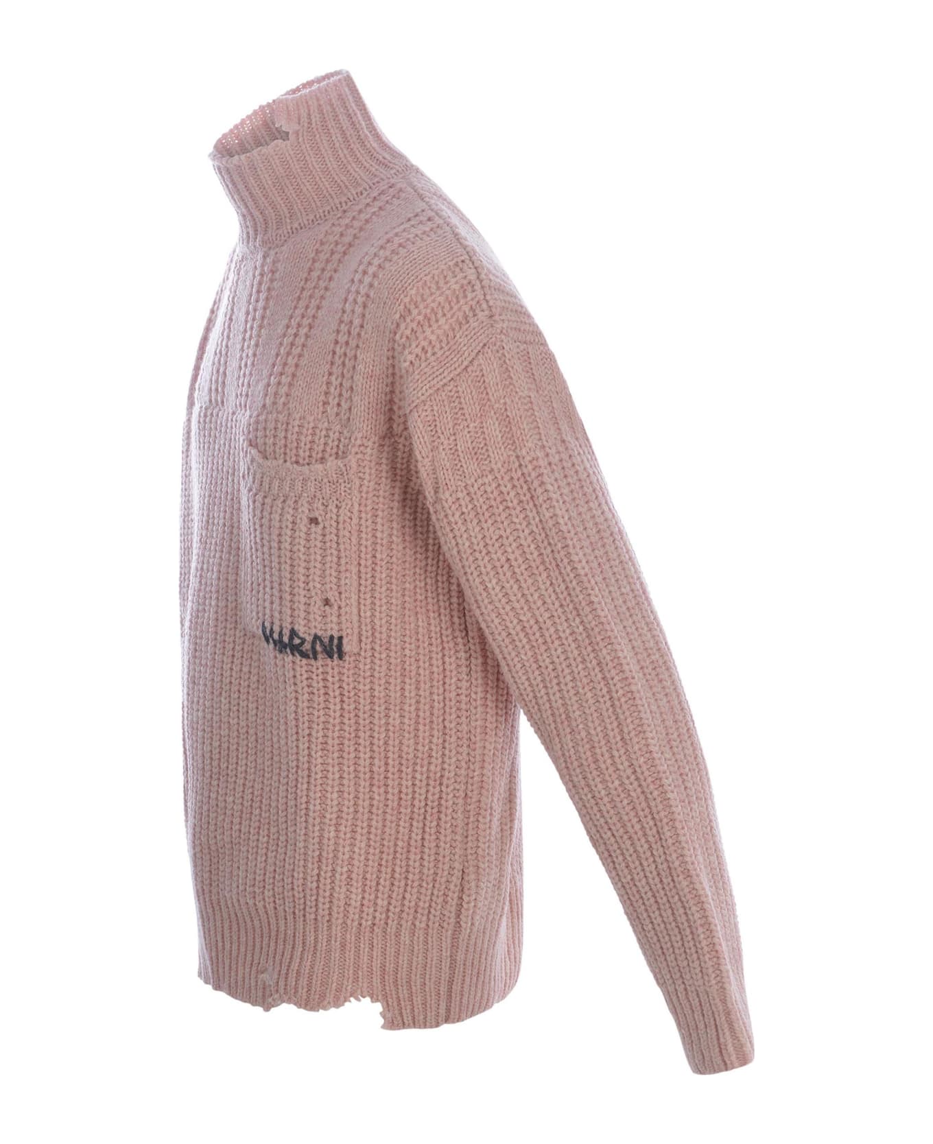 Marni Sweater Marni Made Of Virgin Wool - Rosa ニットウェア