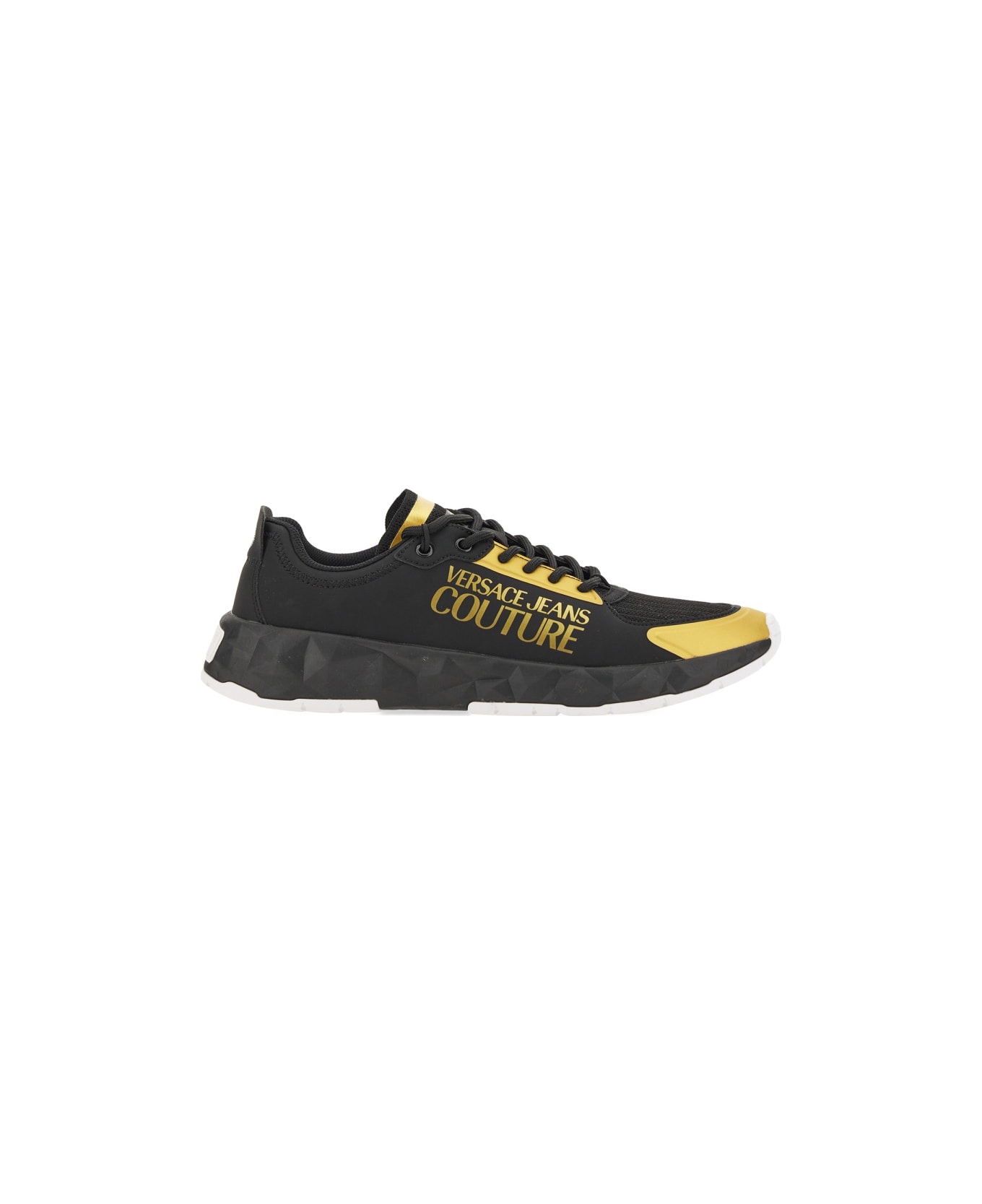 Versace Jeans Couture Sneaker With Logo - BLACK スニーカー