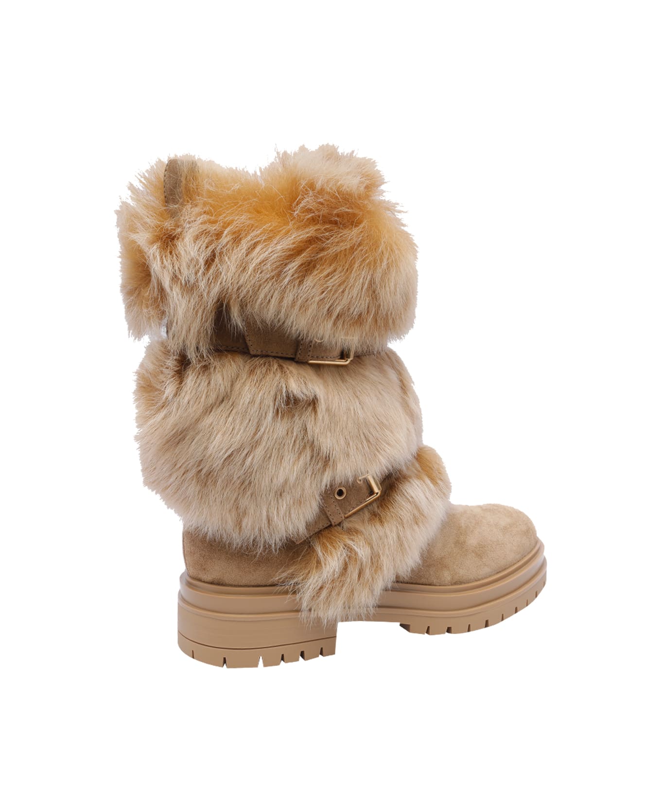 Gianvito Rossi Maverick Boots - Beige
