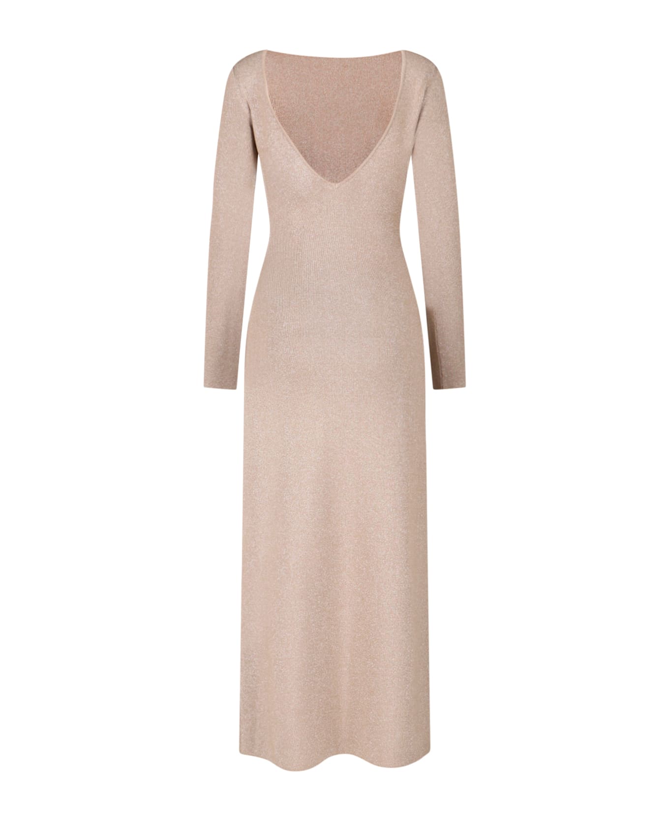 Max Mara Viscose Maxi Dress - Beige