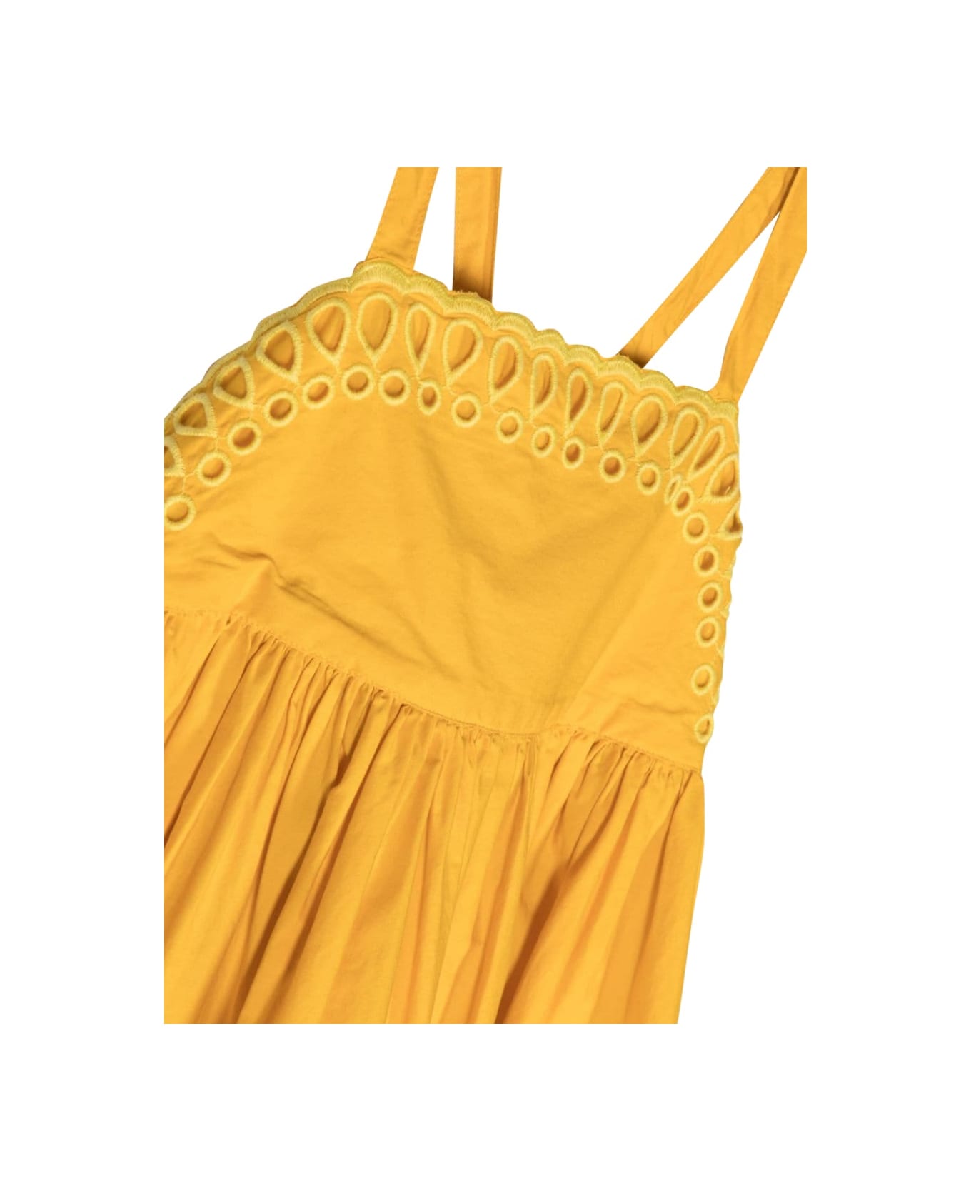 Stella McCartney Woven Dress - YELLOW ワンピース＆ドレス