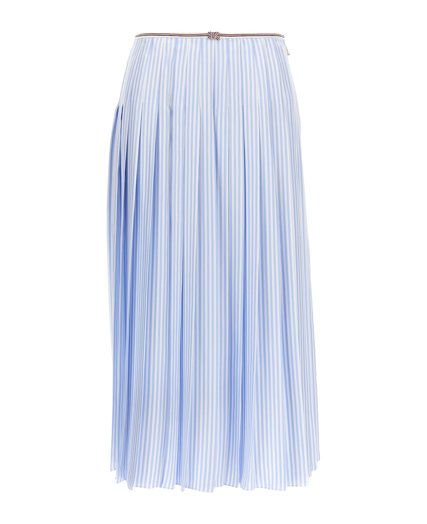 Thom Browne Silk Skirt - Light Blue