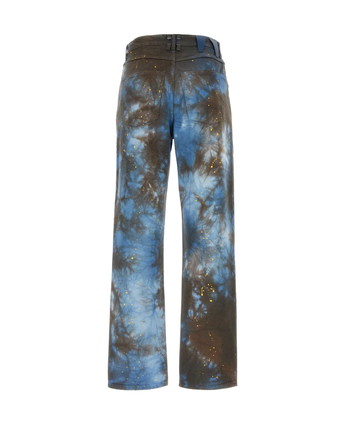 DARKPARK Multicolor Denim Mark Jeans - BROWCREIGHTBLU ボトムス