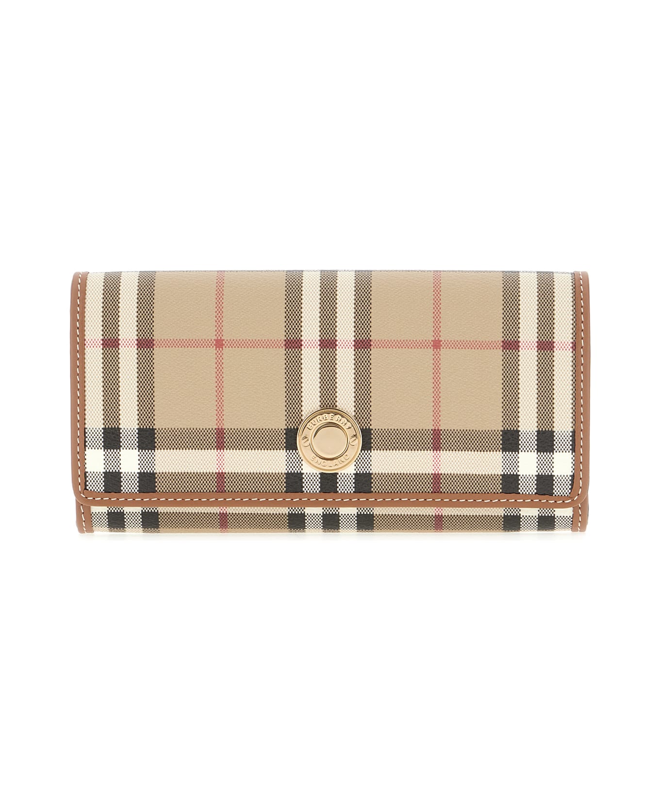 Burberry Printed Fabric Wallet - ARCHIVE BEIGE