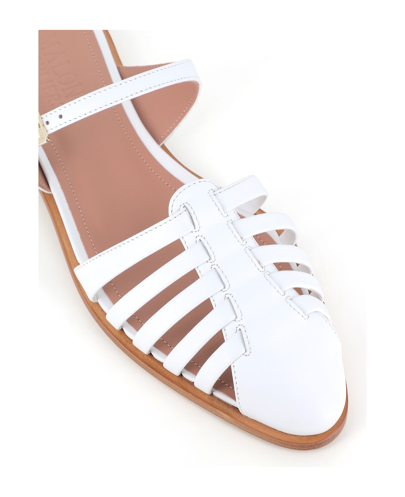 Malone Souliers Fisherman Sabot Eleonora 10-3 - White