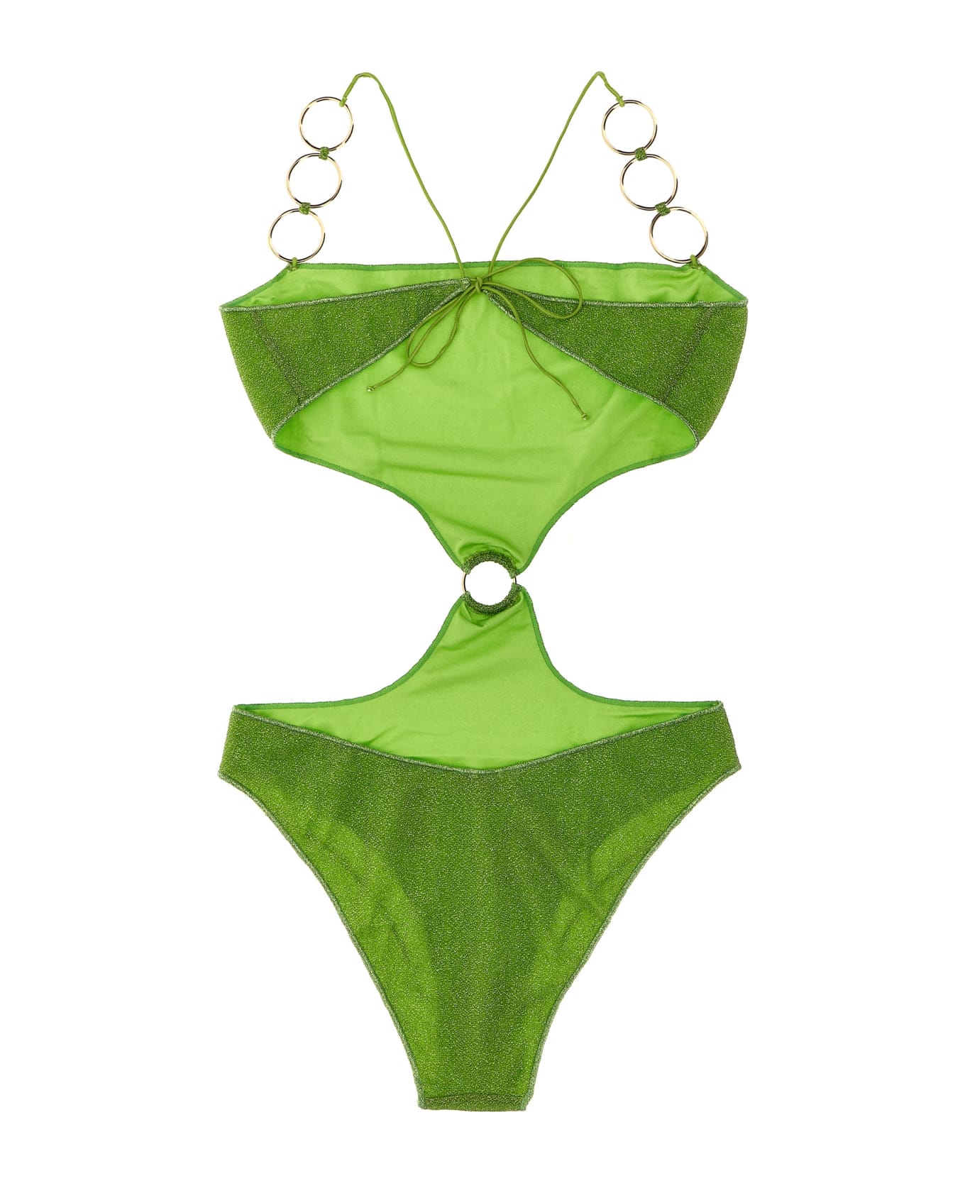 Oseree 'lumiere' One-piece Swimsuit - Lime