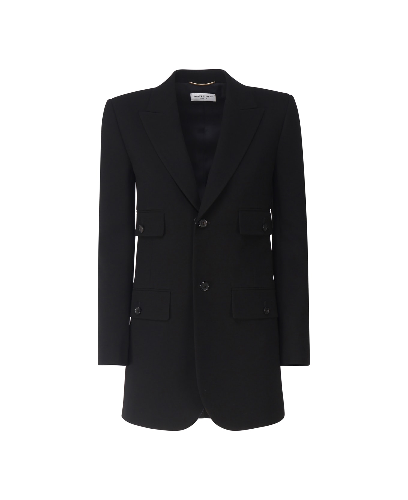 Saint Laurent Single-breasted Blazer - Black ブレザー