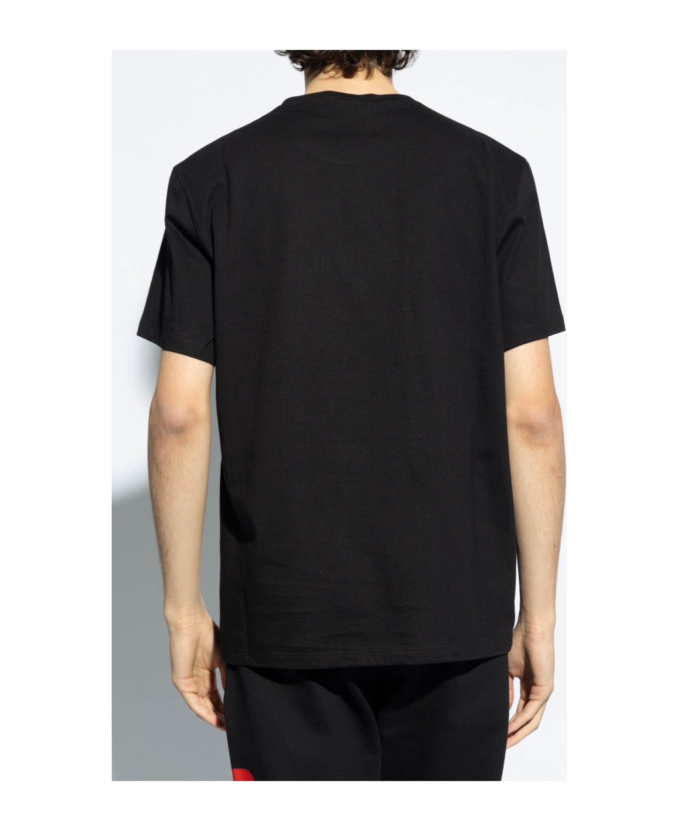 Alexander McQueen T-shirt With Logo - BLACK